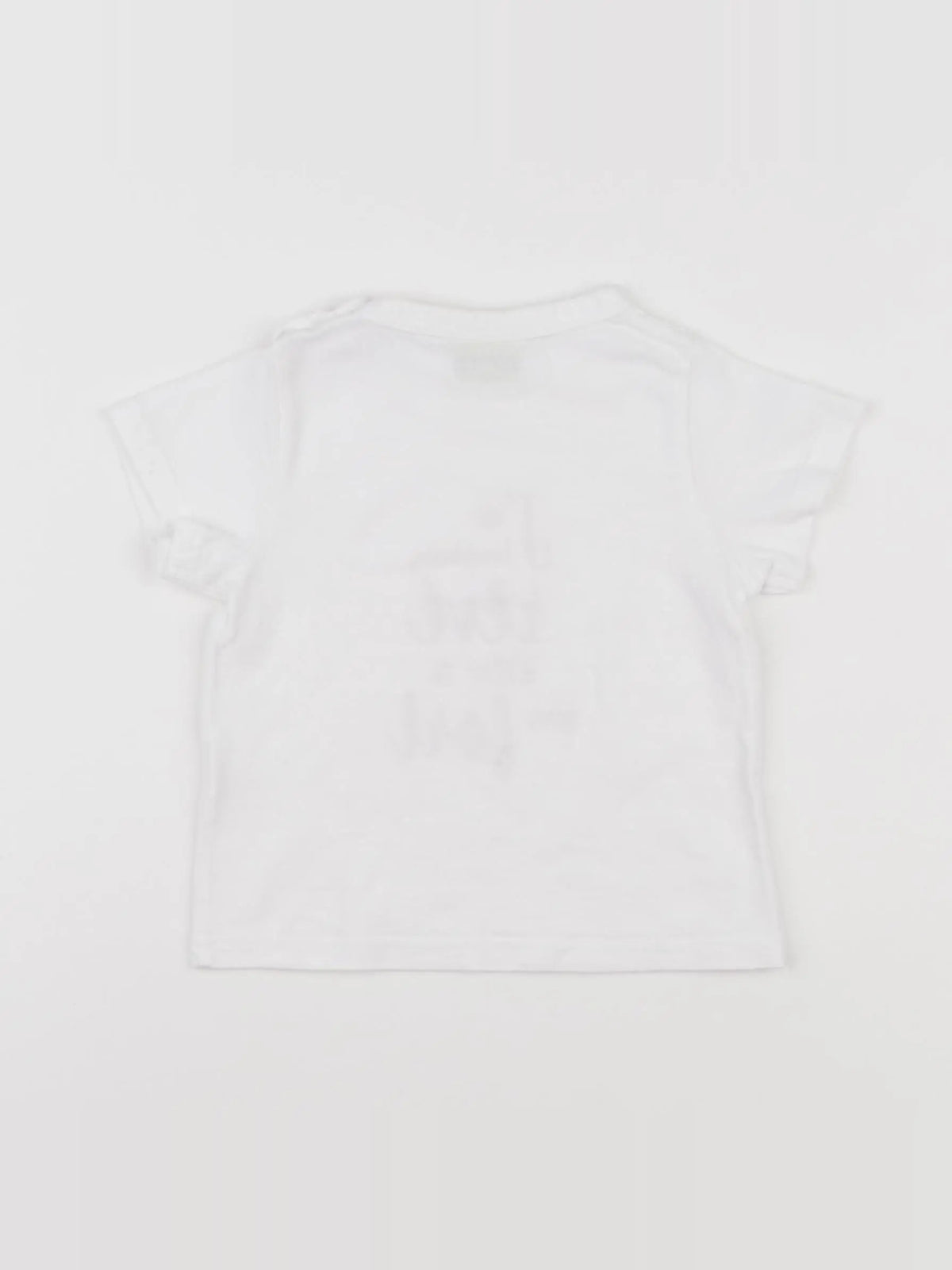 Tape à l'oeil - tee-shirt blanc - 12 mois