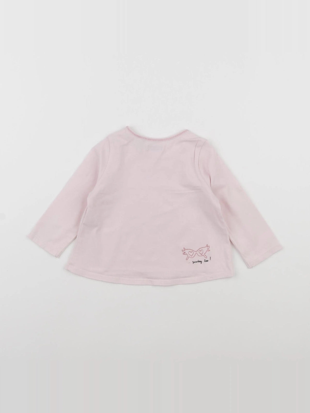 IKKS - tee-shirt rose - 6 mois