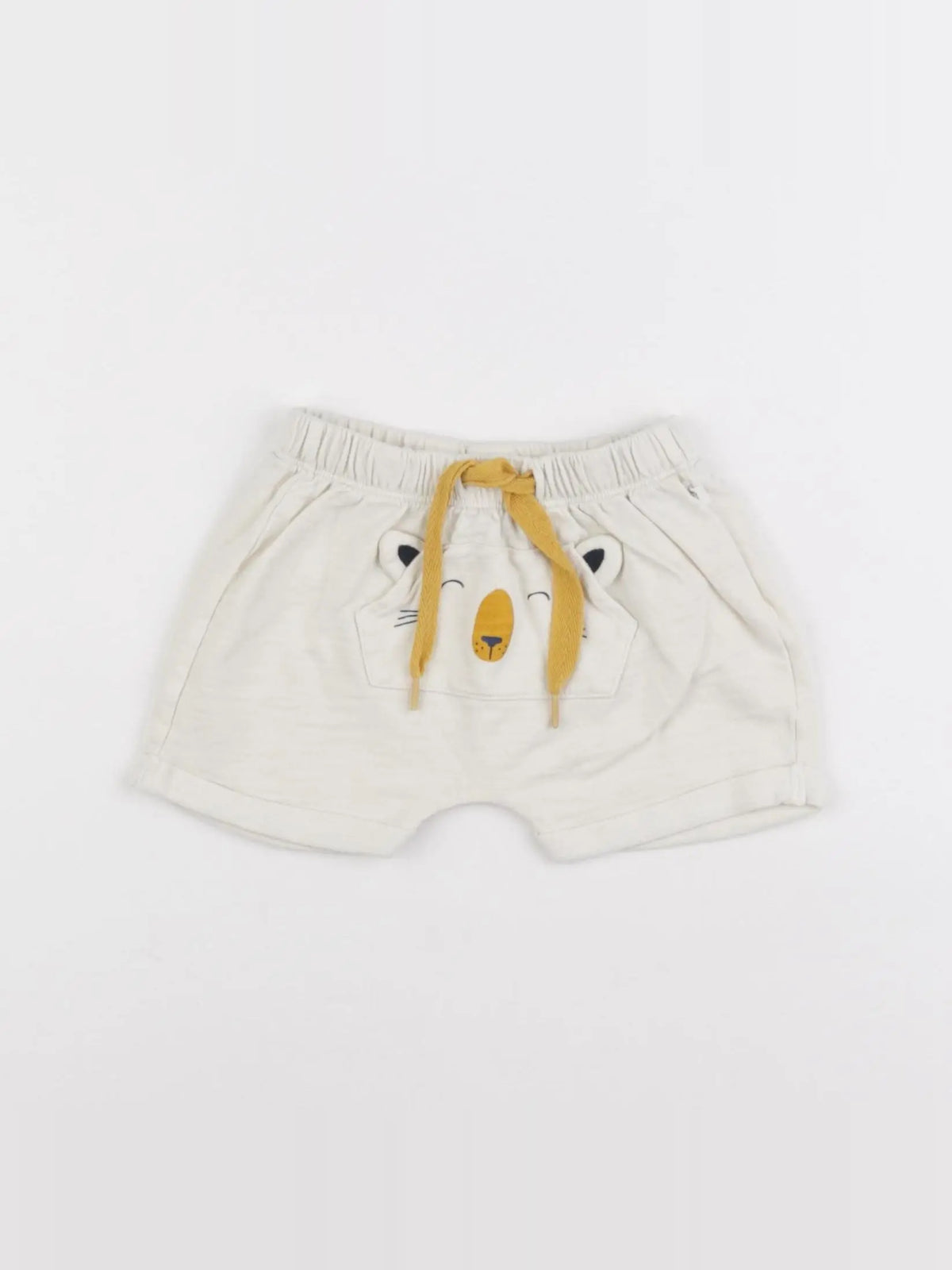 Tape à l'oeil - short jaune - 6 mois