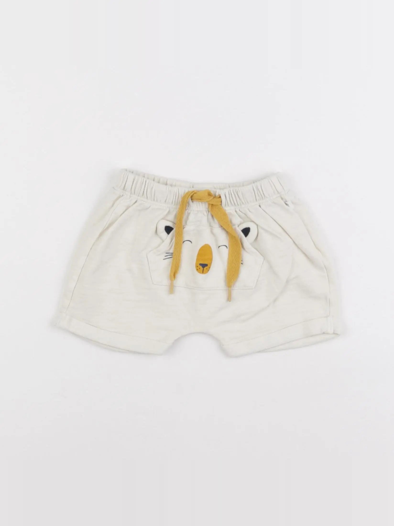 Tape à l'oeil - short jaune - 6 mois