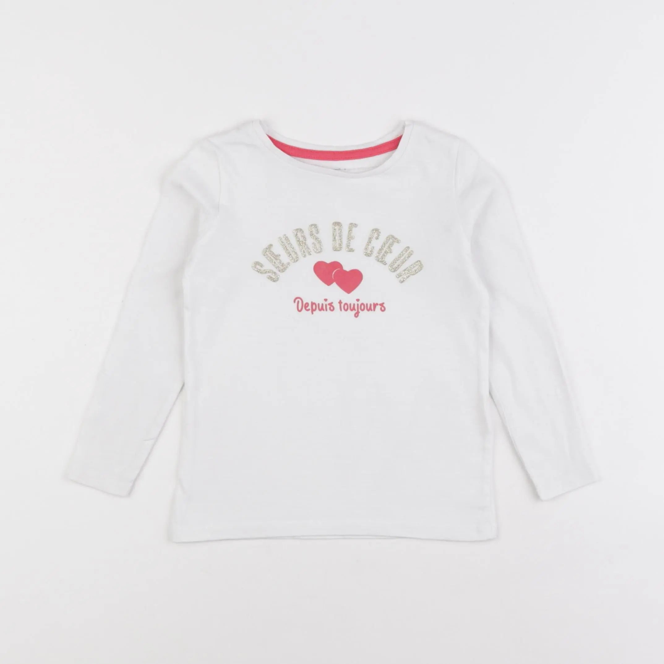 Vertbaudet - tee-shirt blanc - 3 ans