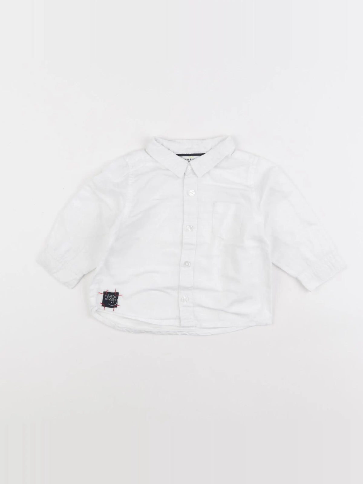 Tape à l'oeil - chemise blanc - 6 mois