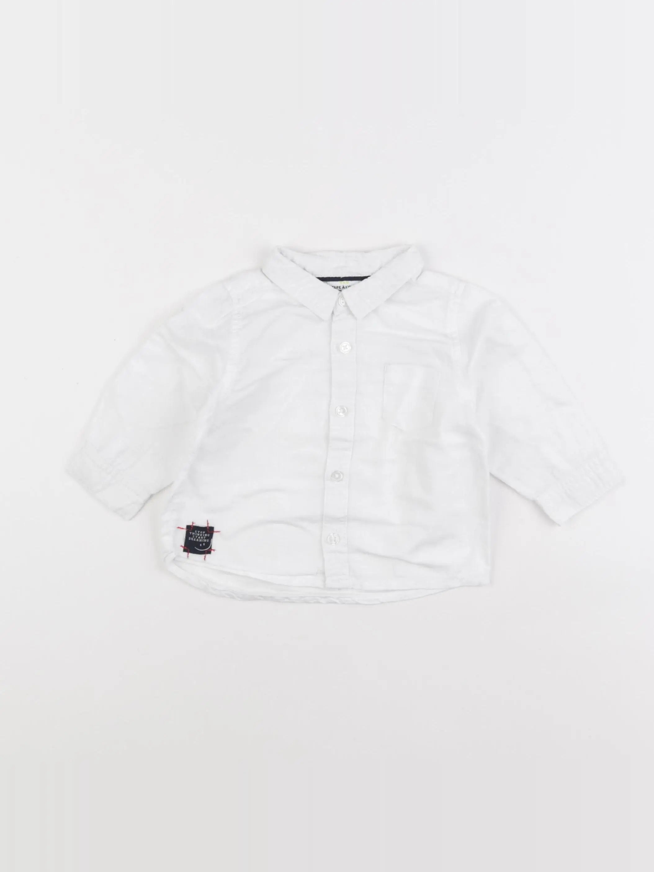 Tape à l'oeil - chemise blanc - 6 mois