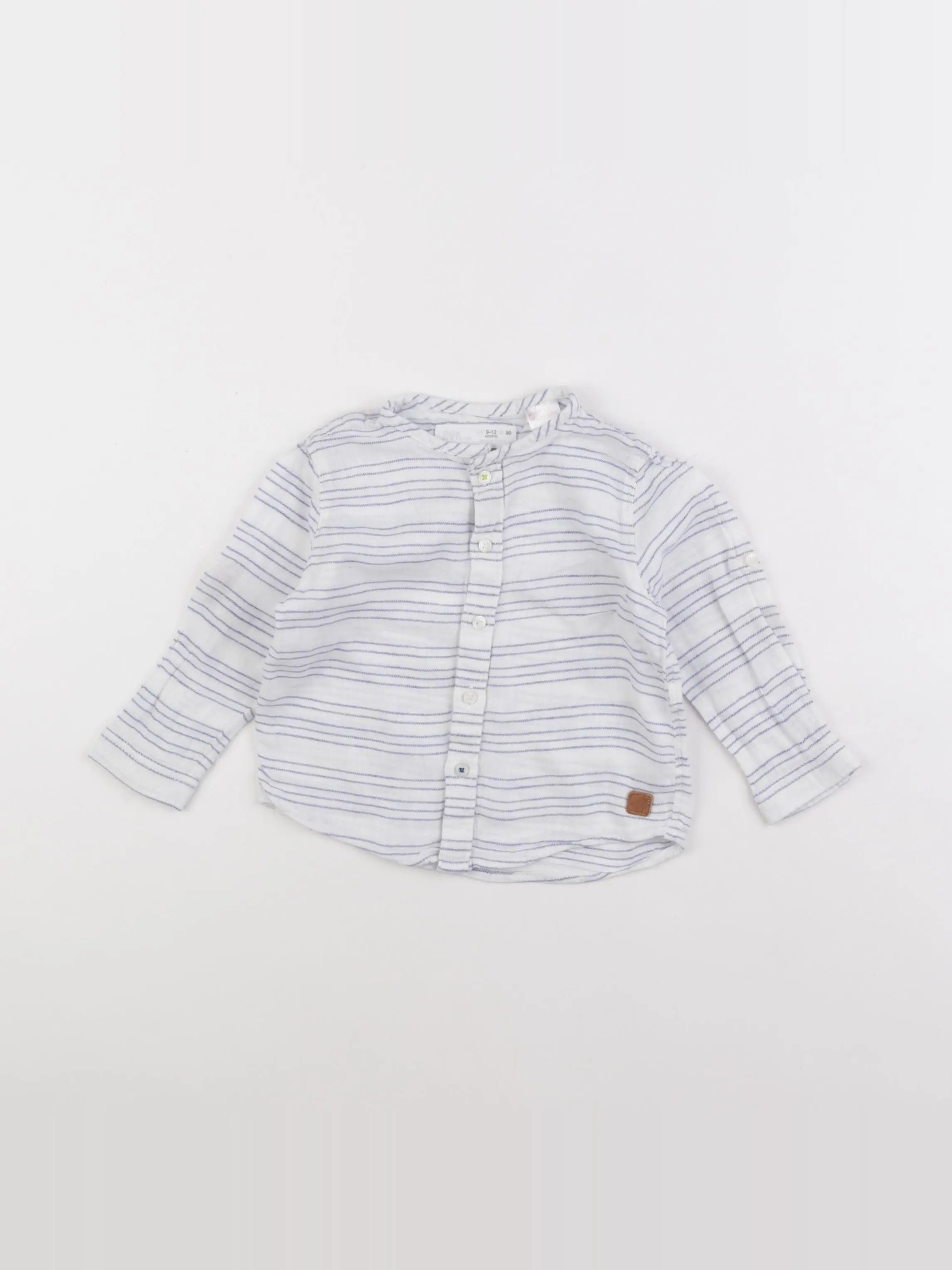 Zara - chemise bleu - 9/12 mois
