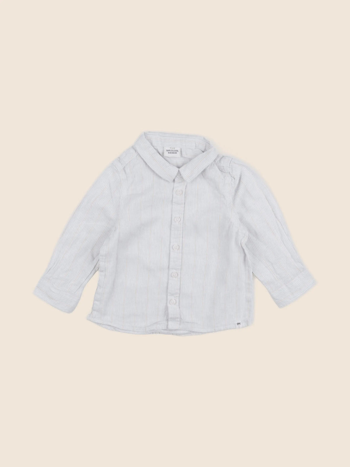 Tape à l'oeil - chemise bleu - 18 mois