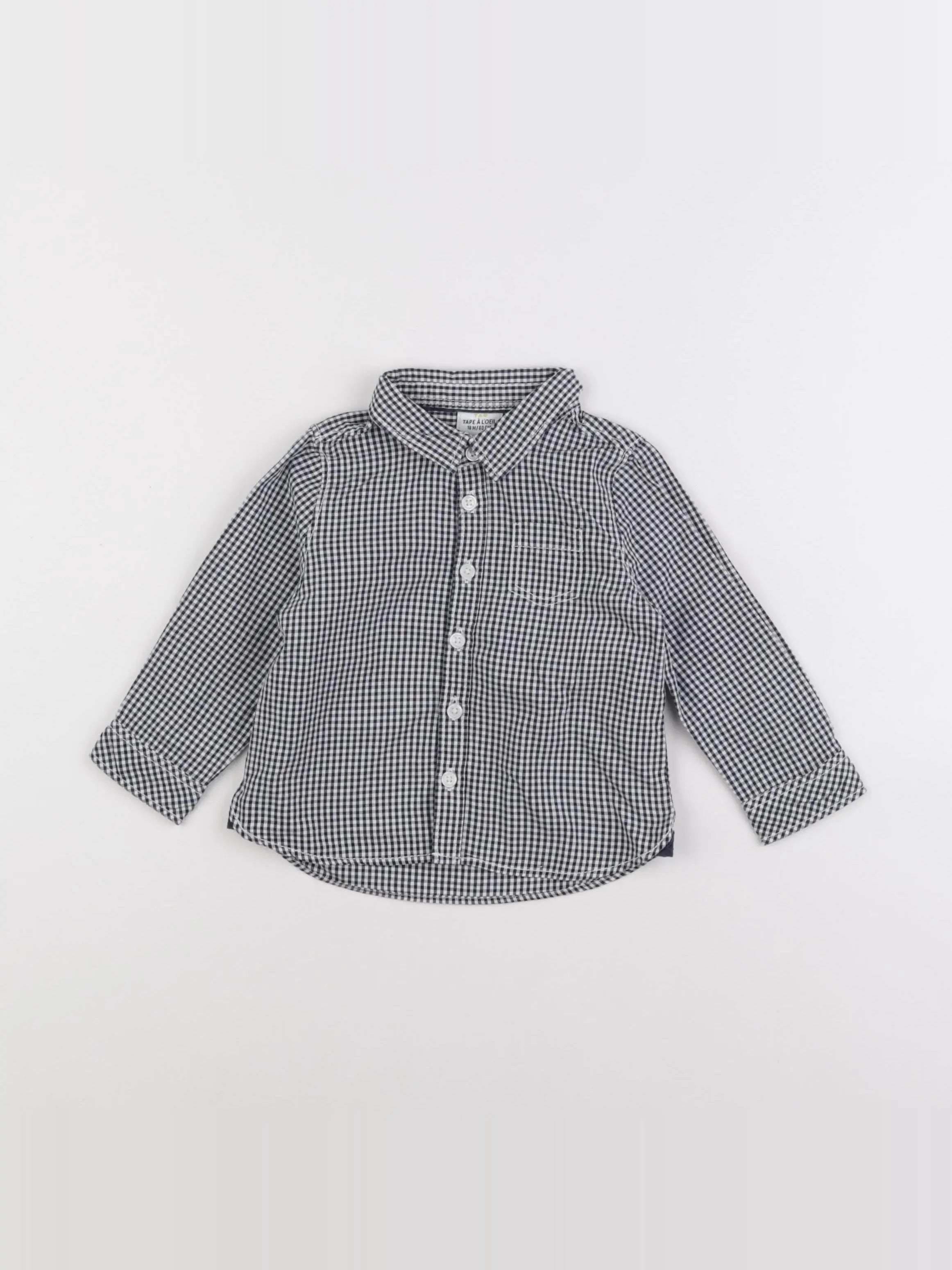 Tape à l'oeil - chemise noir - 18 mois