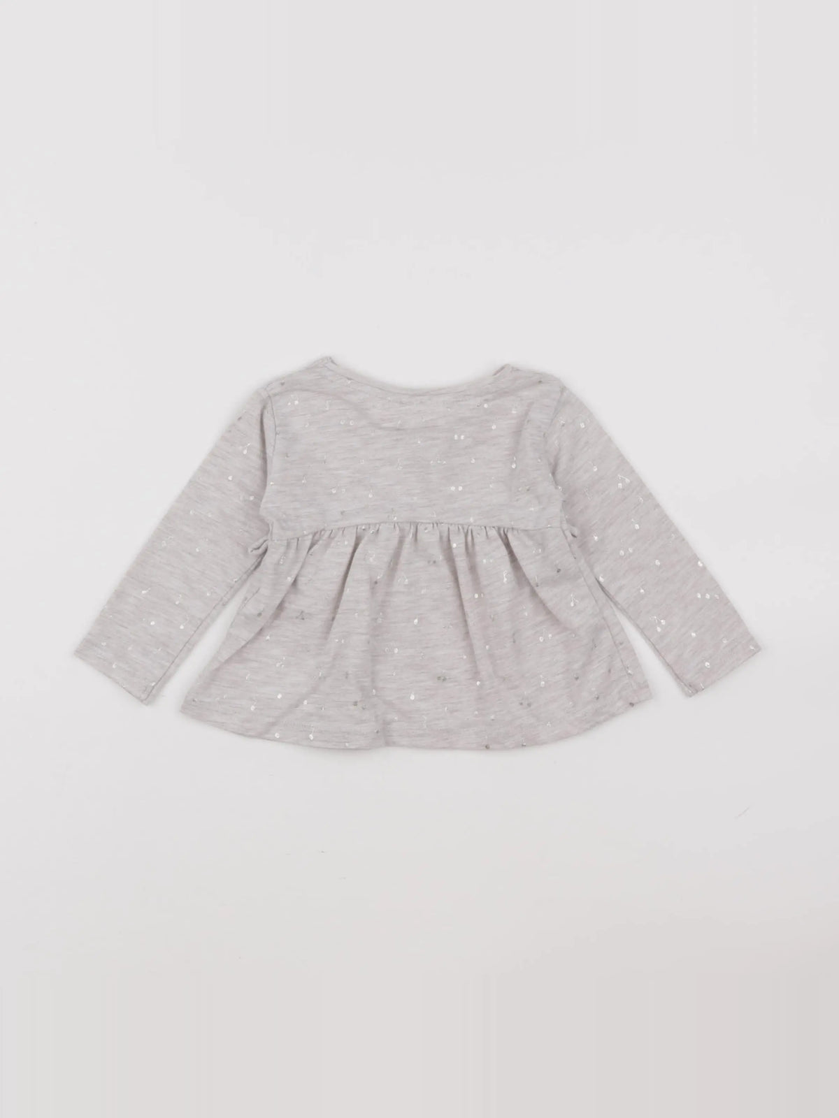 Zara - tee-shirt gris - 6/9 mois