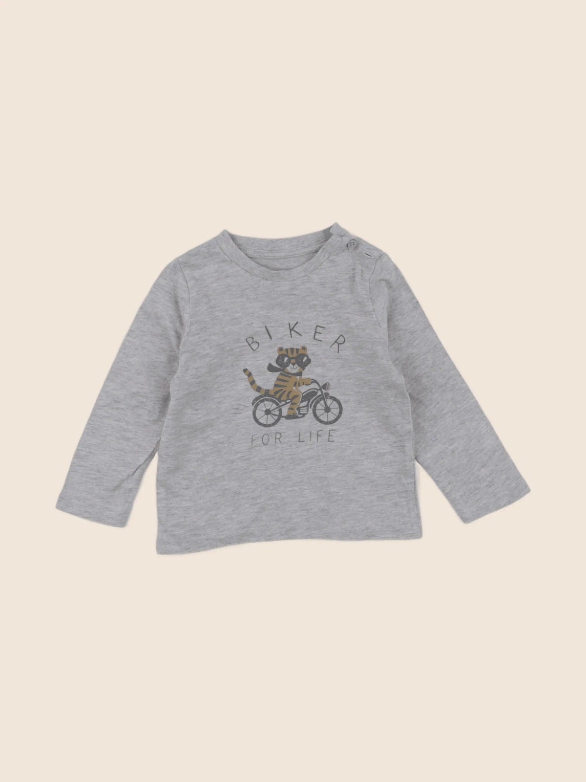 Vertbaudet - tee-shirt gris - 12 mois
