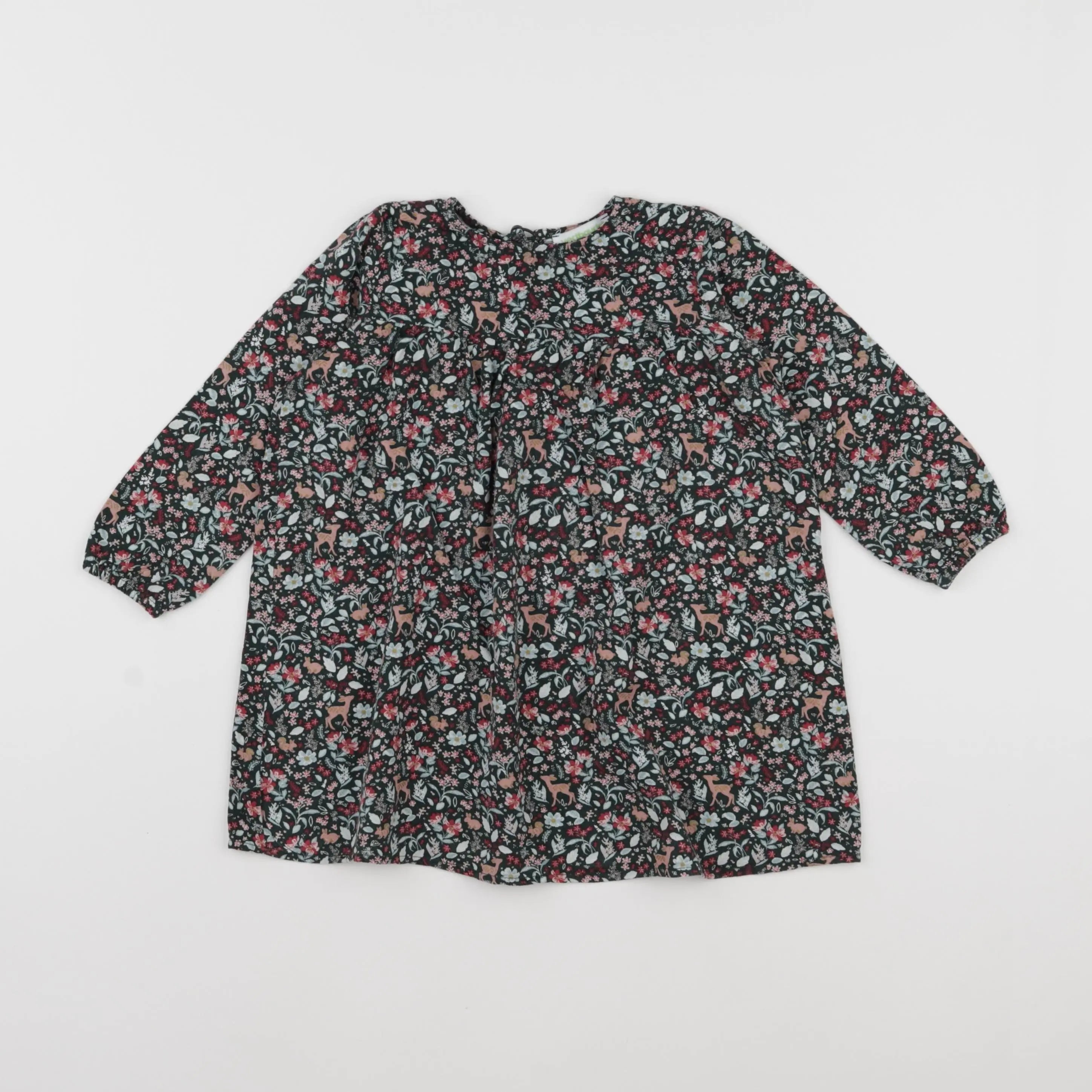 Vertbaudet - robe multicolore - 3 ans