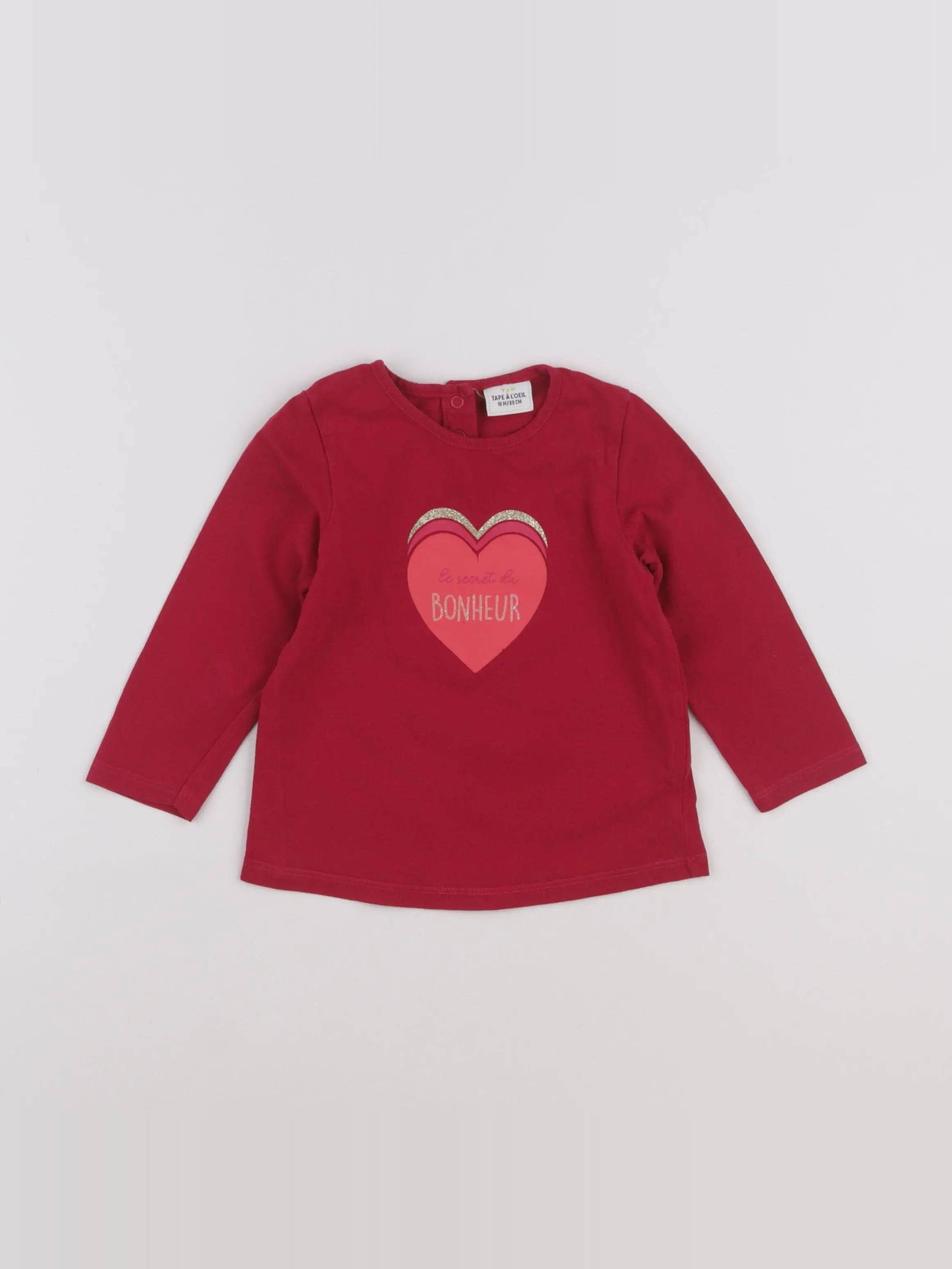 Tape à l'oeil - tee-shirt rose - 18 mois