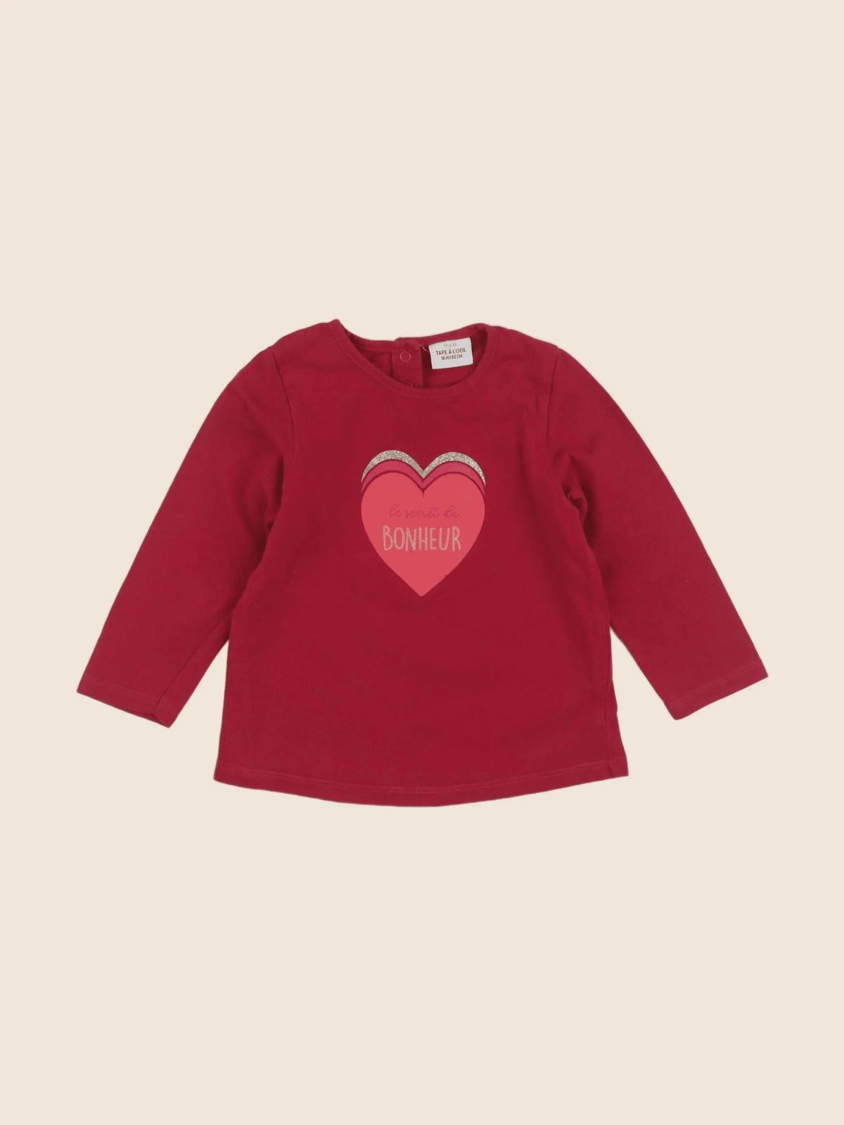 Tape à l'oeil - tee-shirt rose - 18 mois