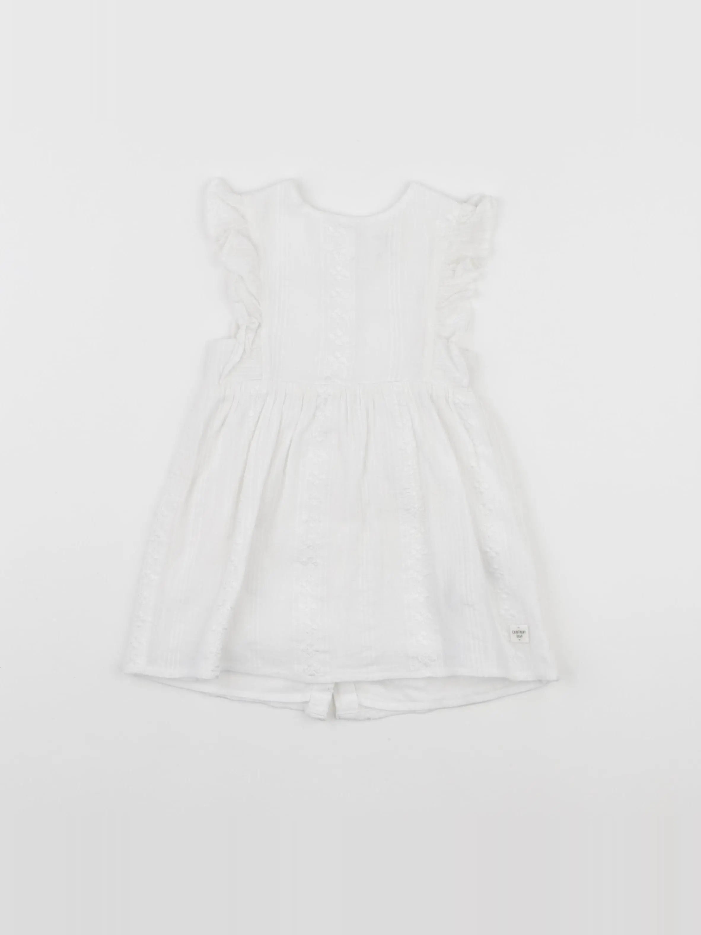 Carrément Beau - robe blanc - 12 mois