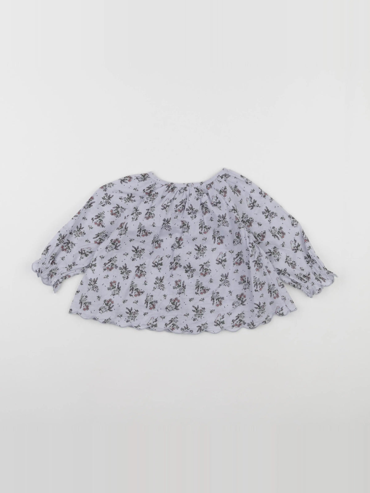Vertbaudet - blouse bleu - 12 mois