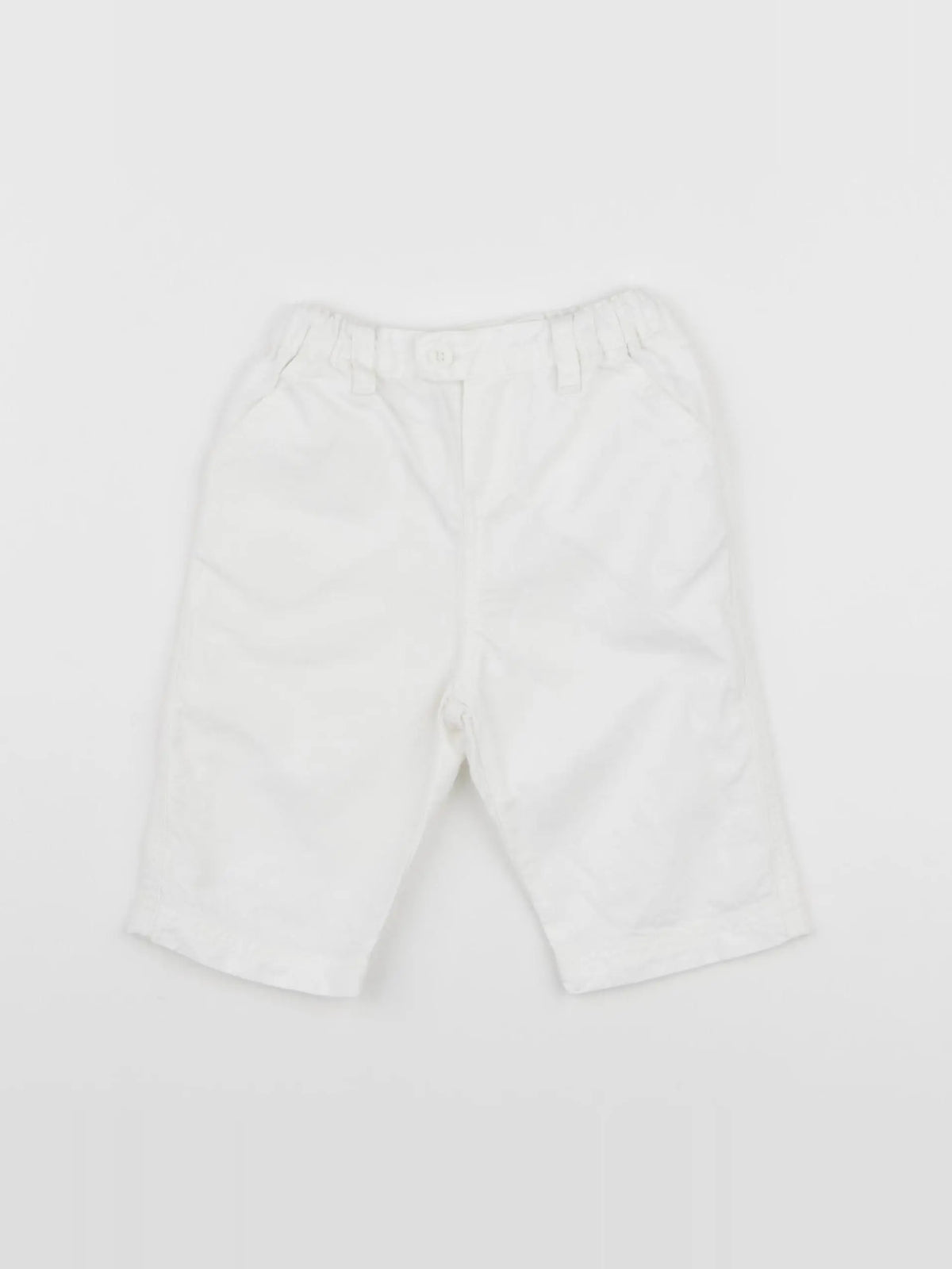 Petit Bateau - pantalon blanc - 3 mois