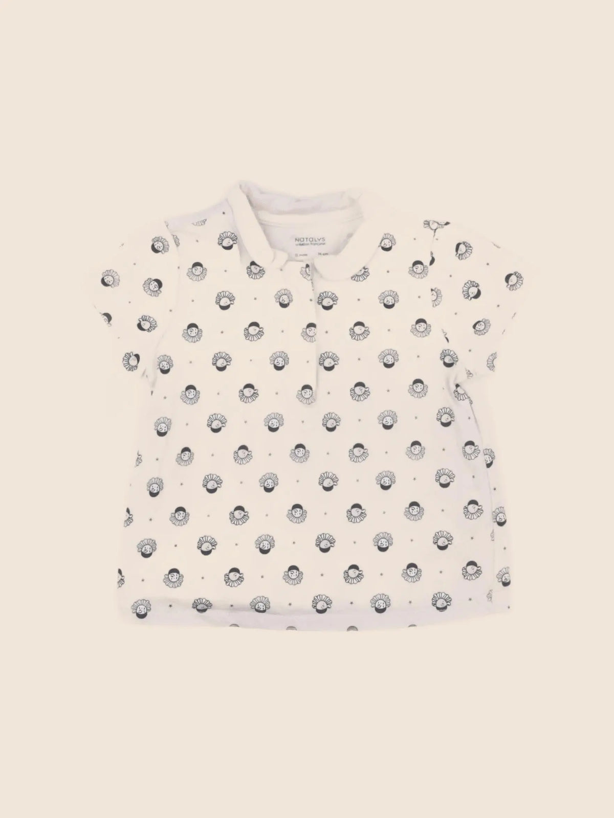 Natalys - tee-shirt rose - 12 mois
