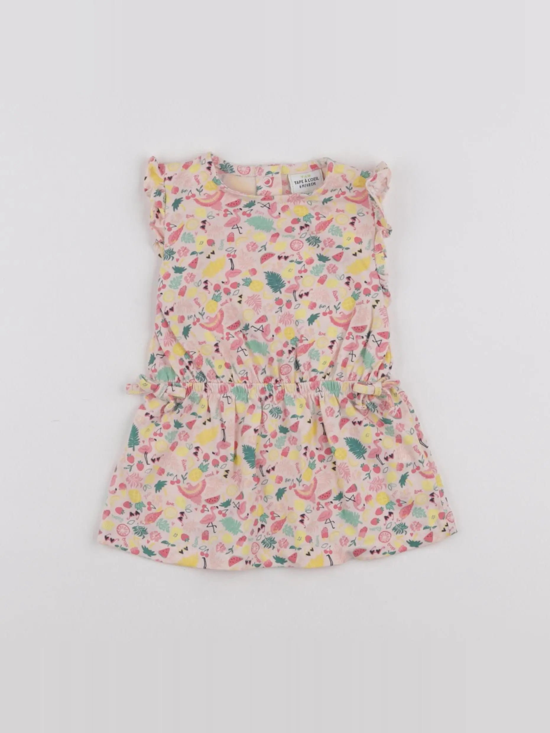 Tape à l'oeil - robe rose - 6 mois
