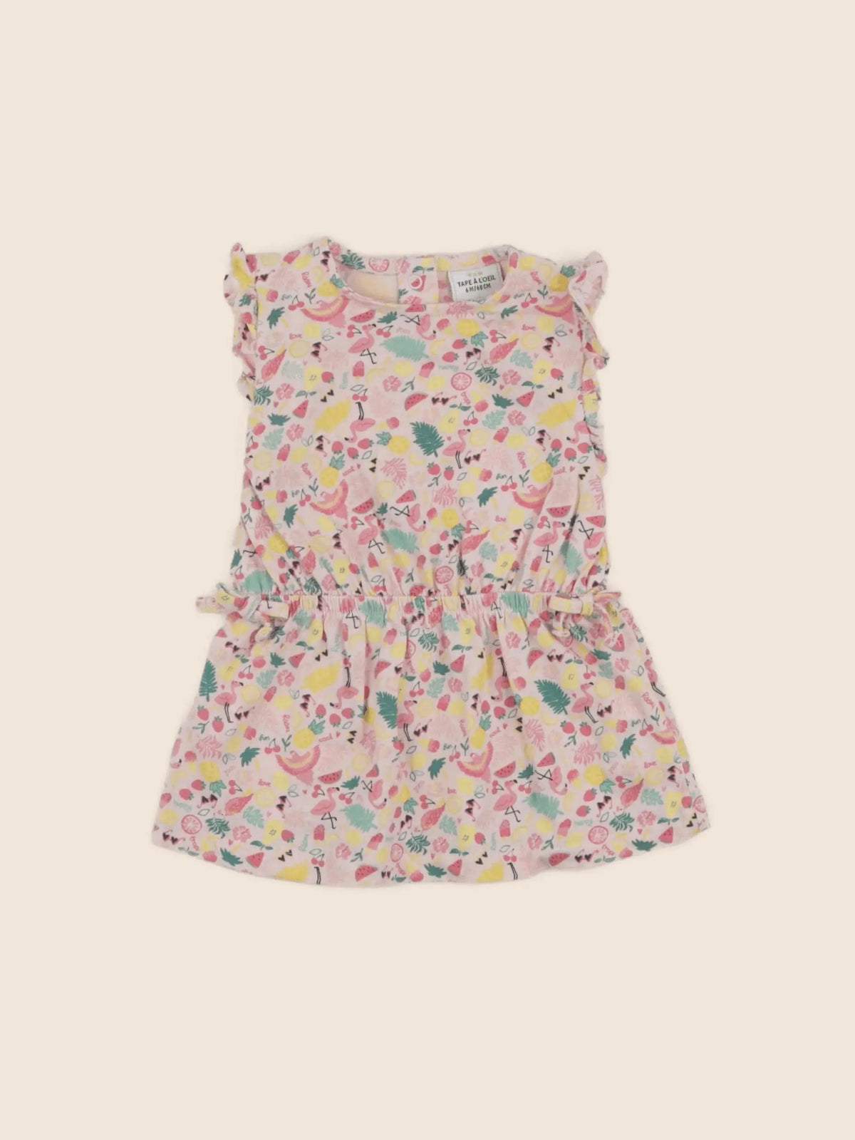 Tape à l'oeil - robe rose - 6 mois