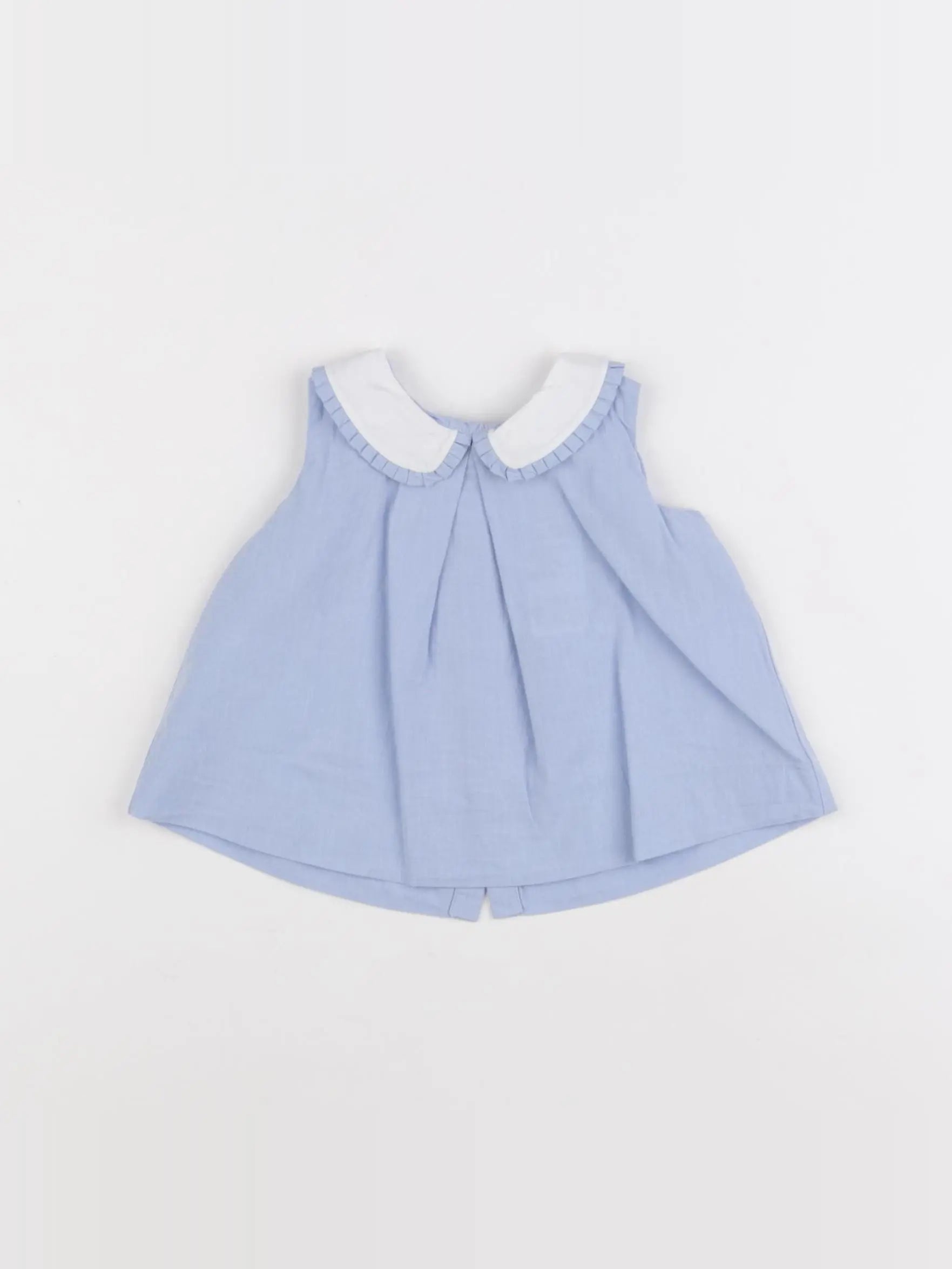 Jacadi - blouse bleu - 6 mois