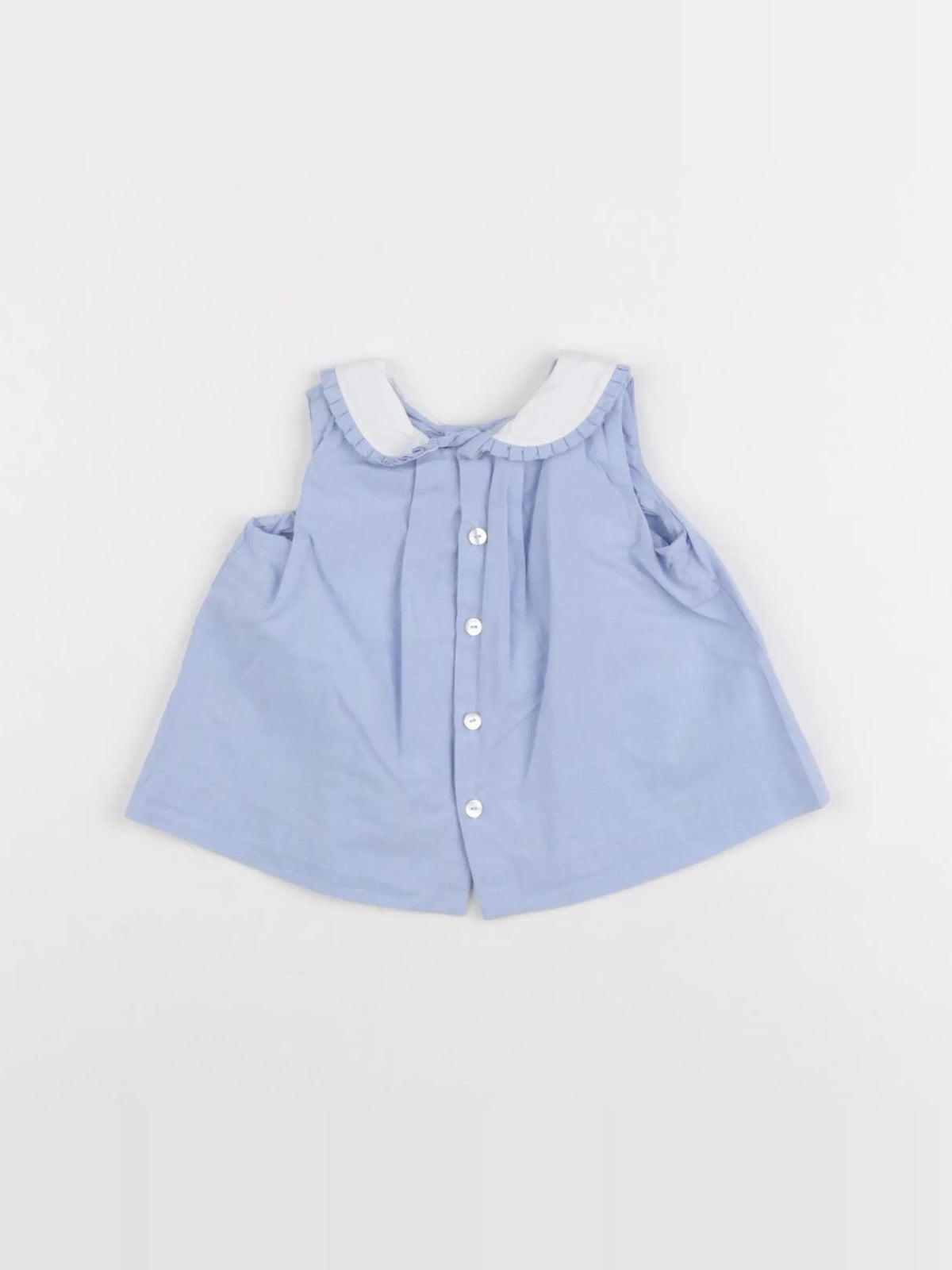 Jacadi - blouse bleu - 6 mois