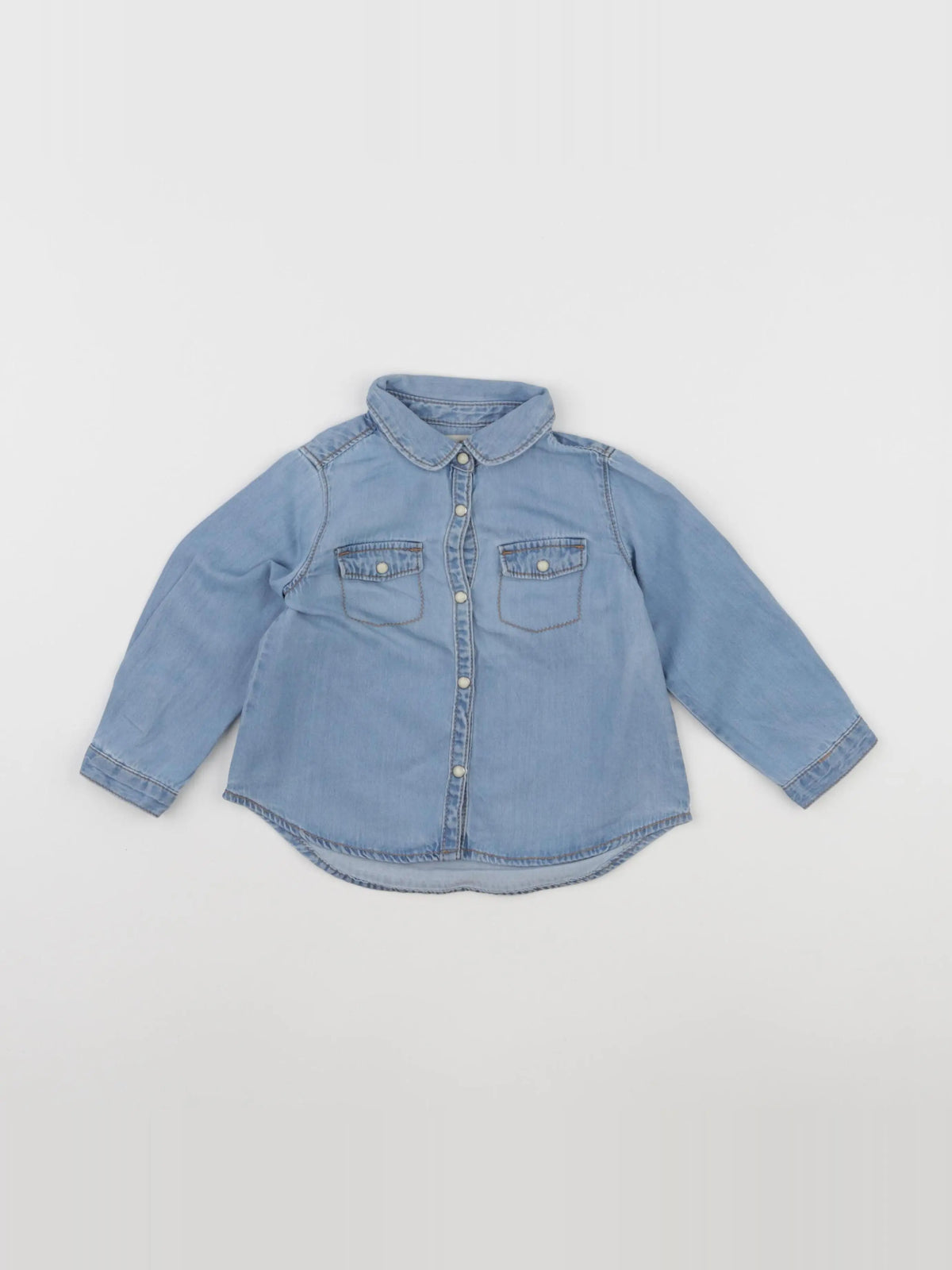 Zara - chemise bleu - 12/18 mois