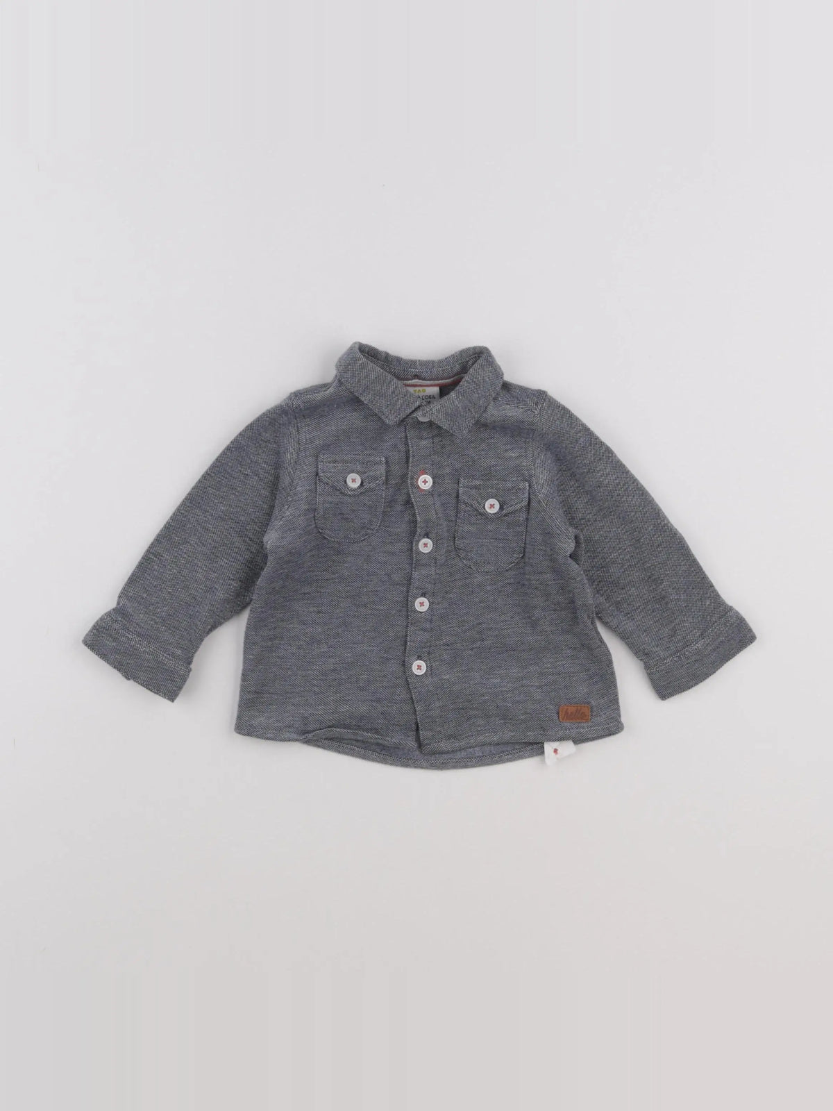 Tape à l'oeil - chemise bleu - 6 mois