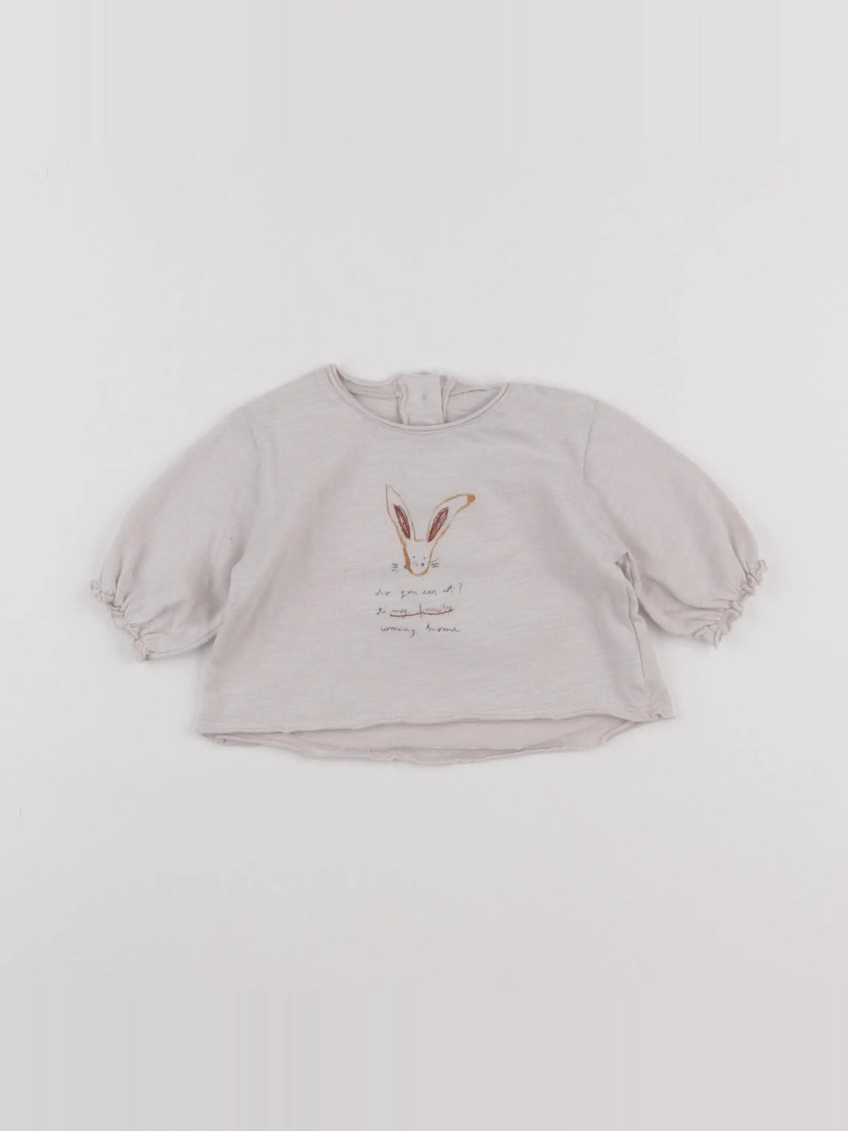 Play Up - tee-shirt beige - 6 mois