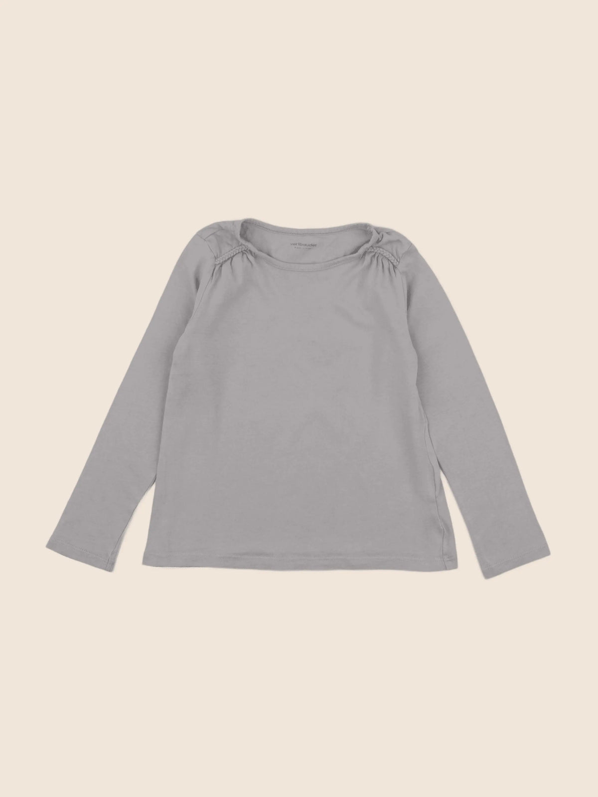 Vertbaudet - tee-shirt gris - 6 ans
