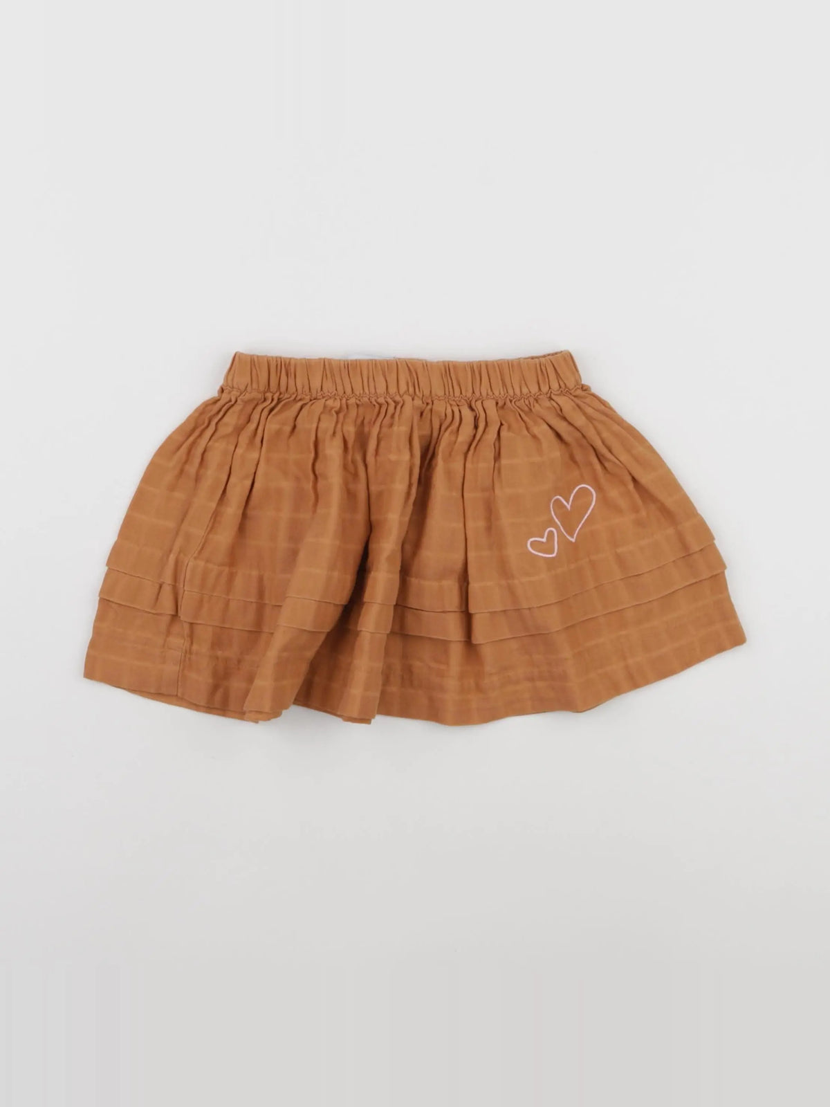 Vertbaudet - jupe marron - 18 mois