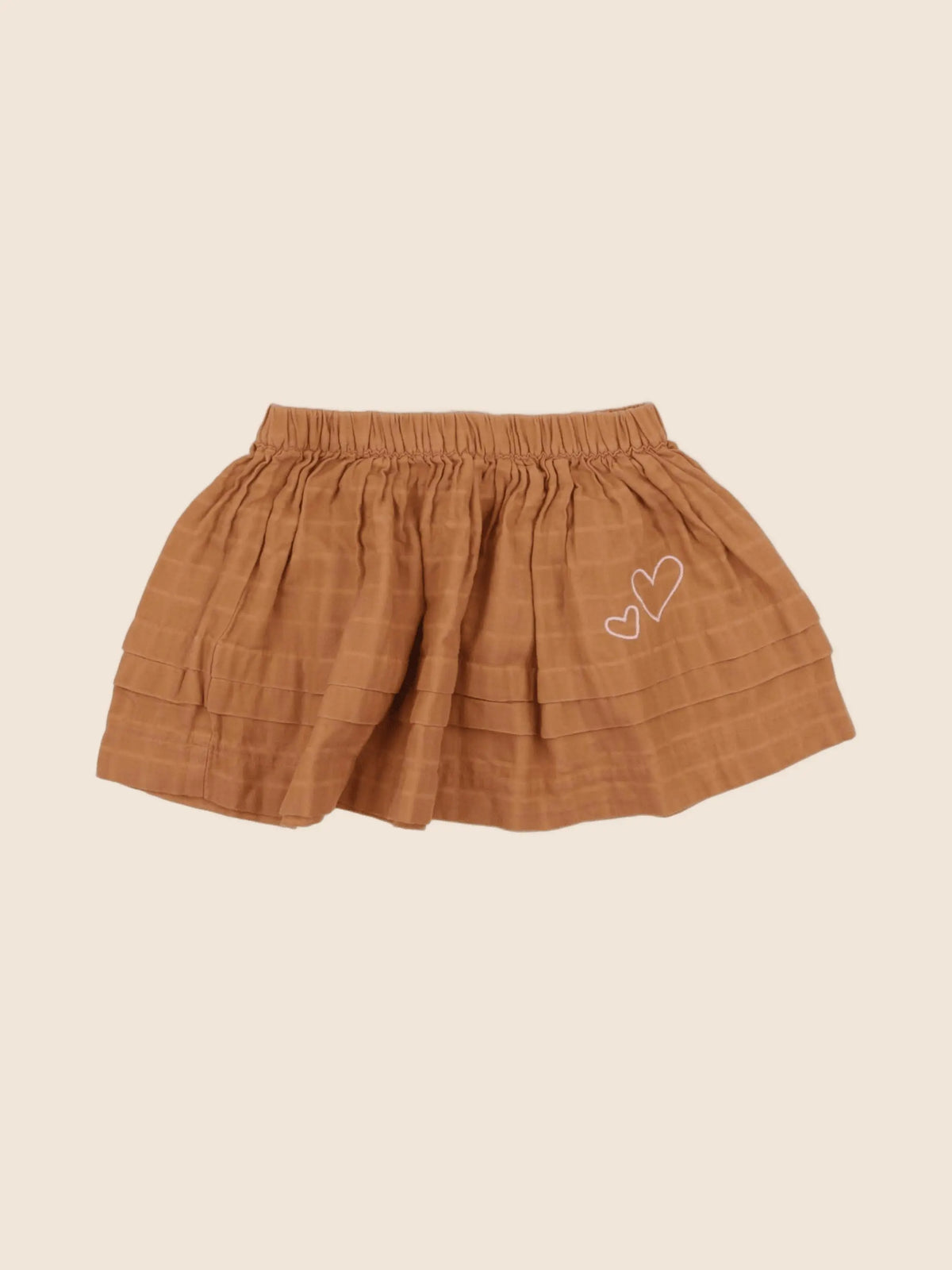 Vertbaudet - jupe marron - 18 mois