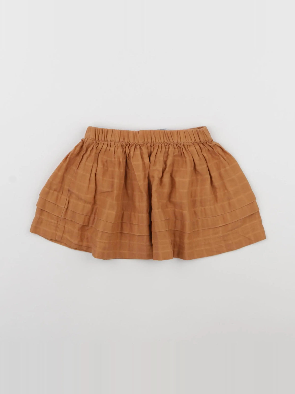 Vertbaudet - jupe marron - 18 mois