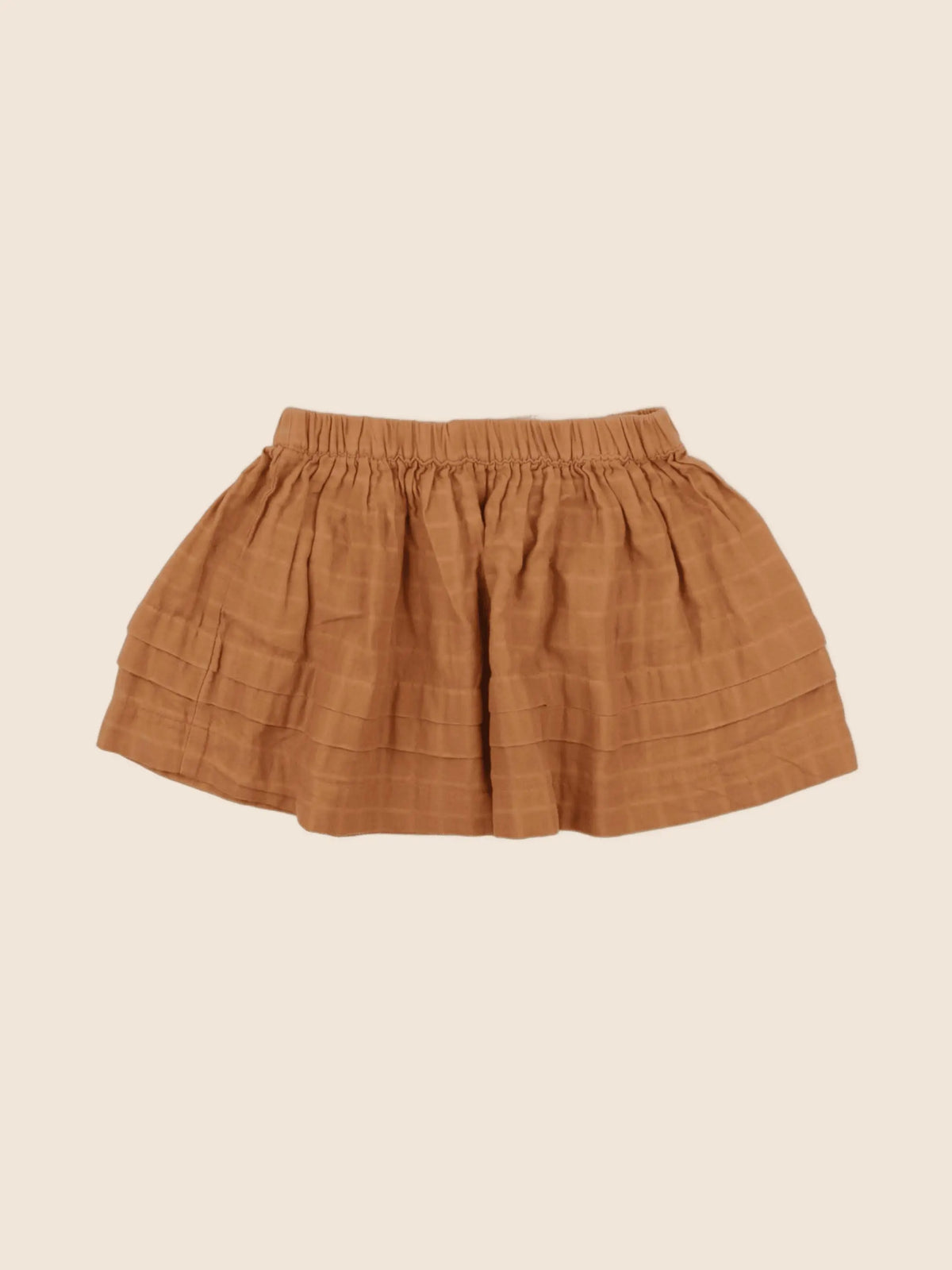 Vertbaudet - jupe marron - 18 mois