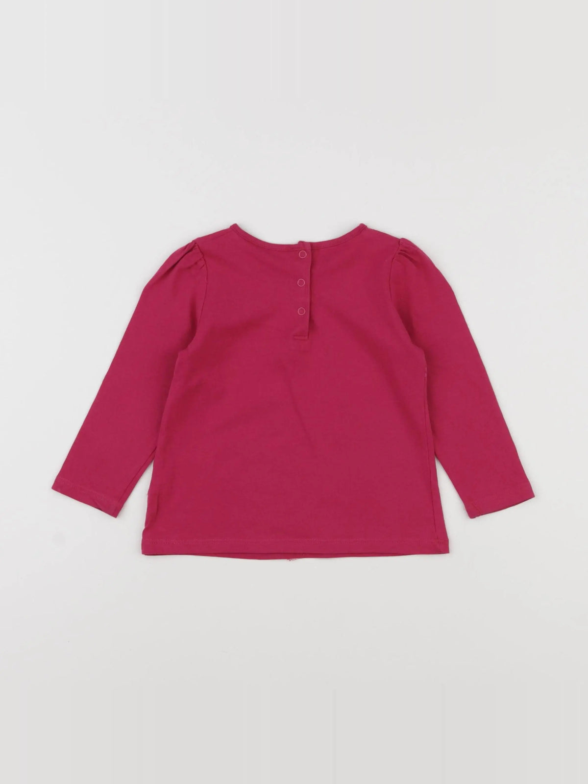 Boutchou - tee-shirt rose - 12 mois