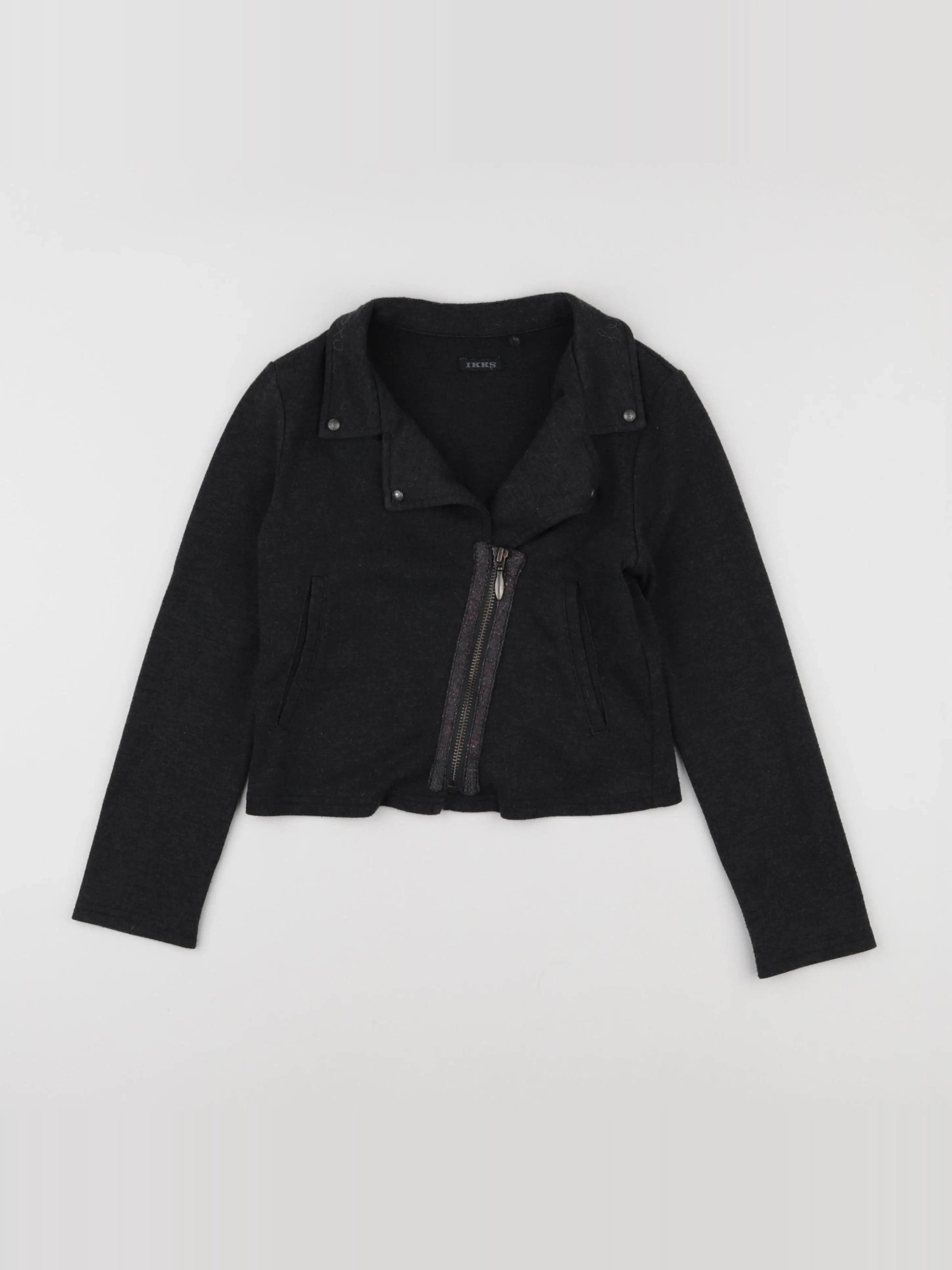 IKKS - sweat gris - 8 ans