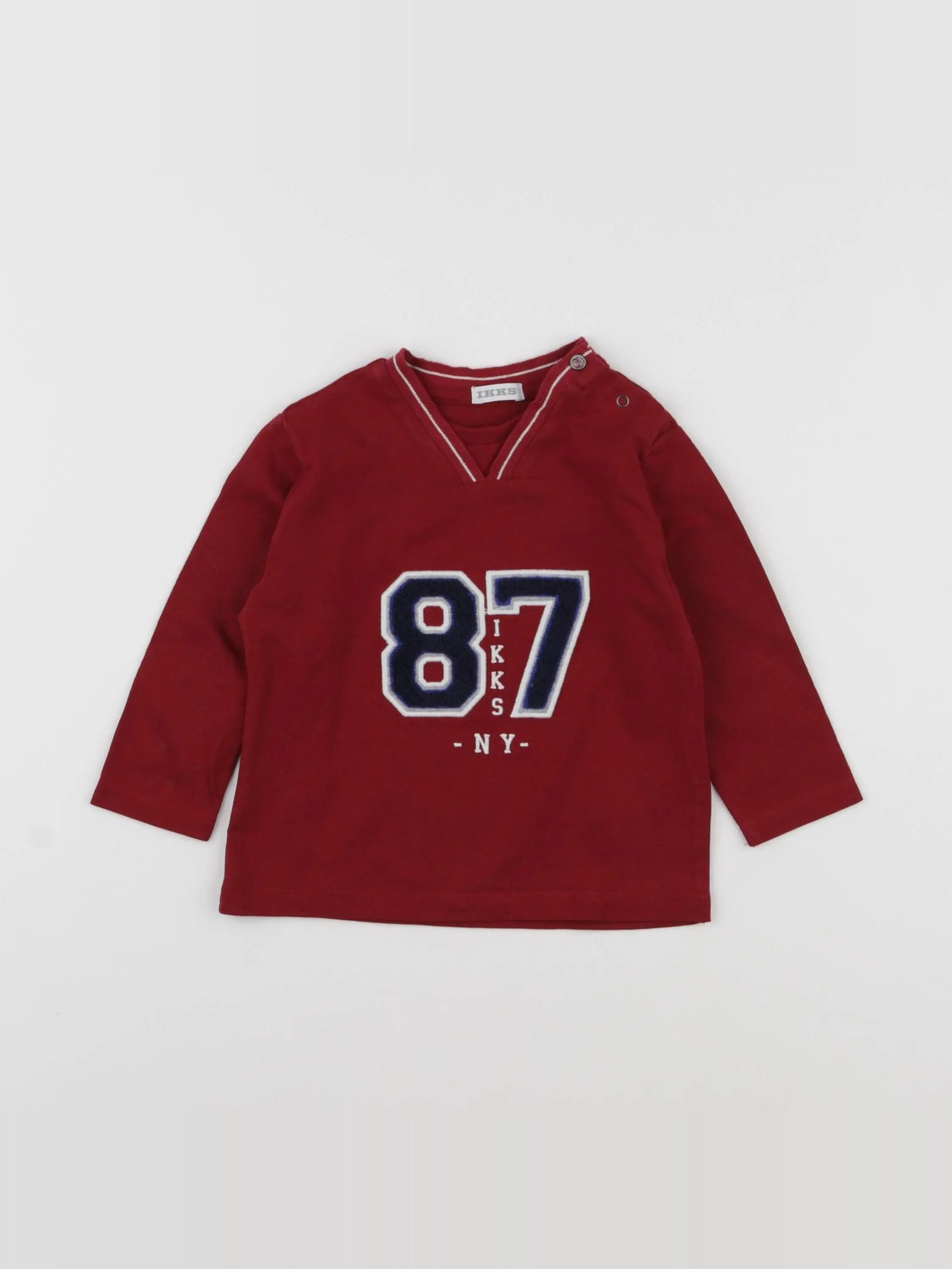 IKKS - tee-shirt rouge - 12 mois