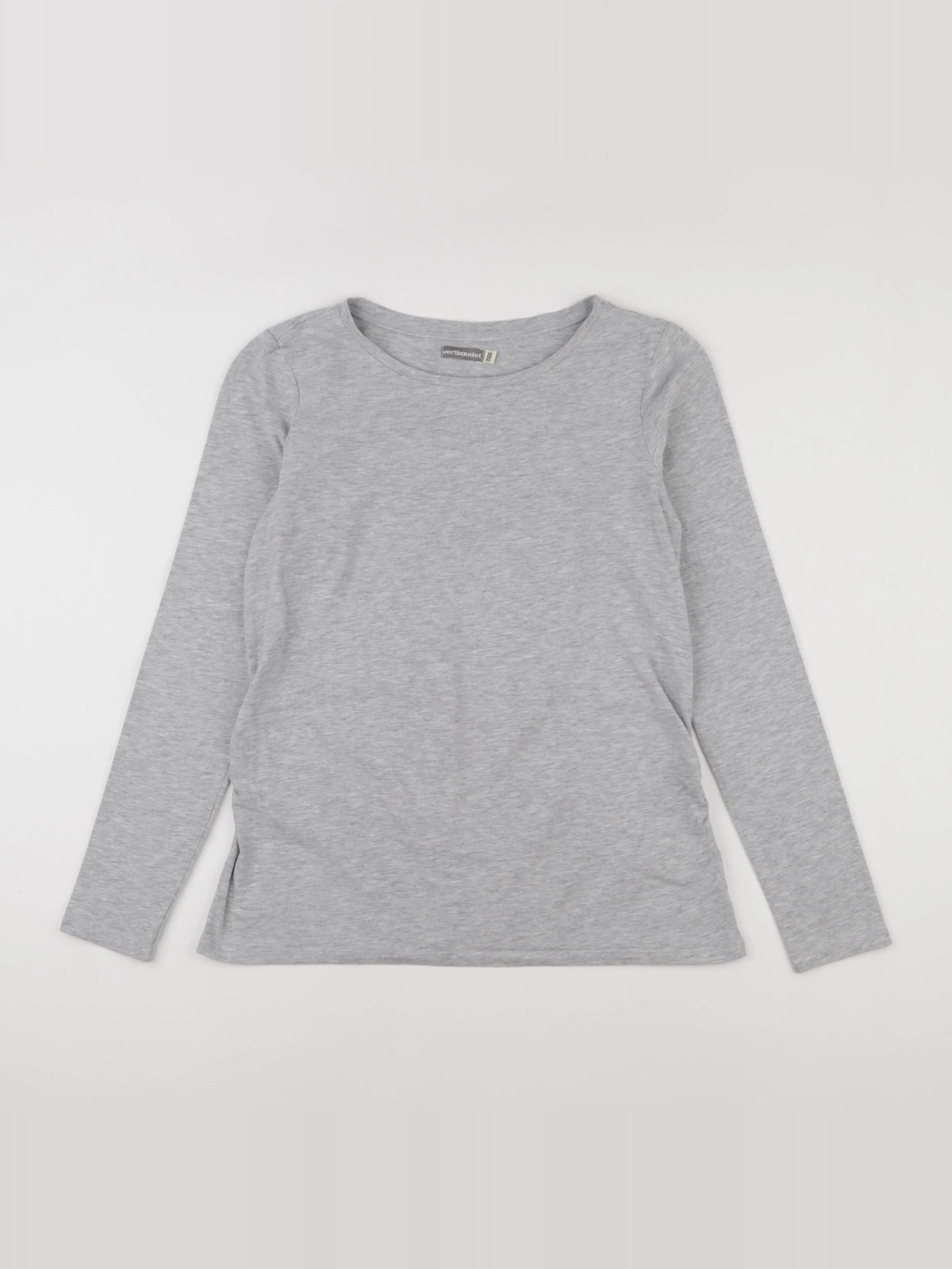 Vertbaudet - tee-shirt grossesse gris - 38 à 40