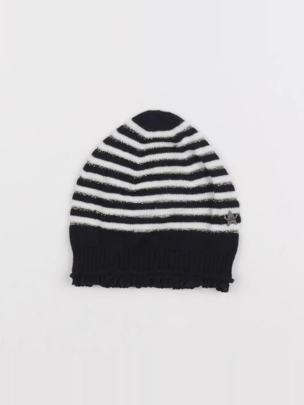 IKKS - bonnet bleu - 6/12 mois