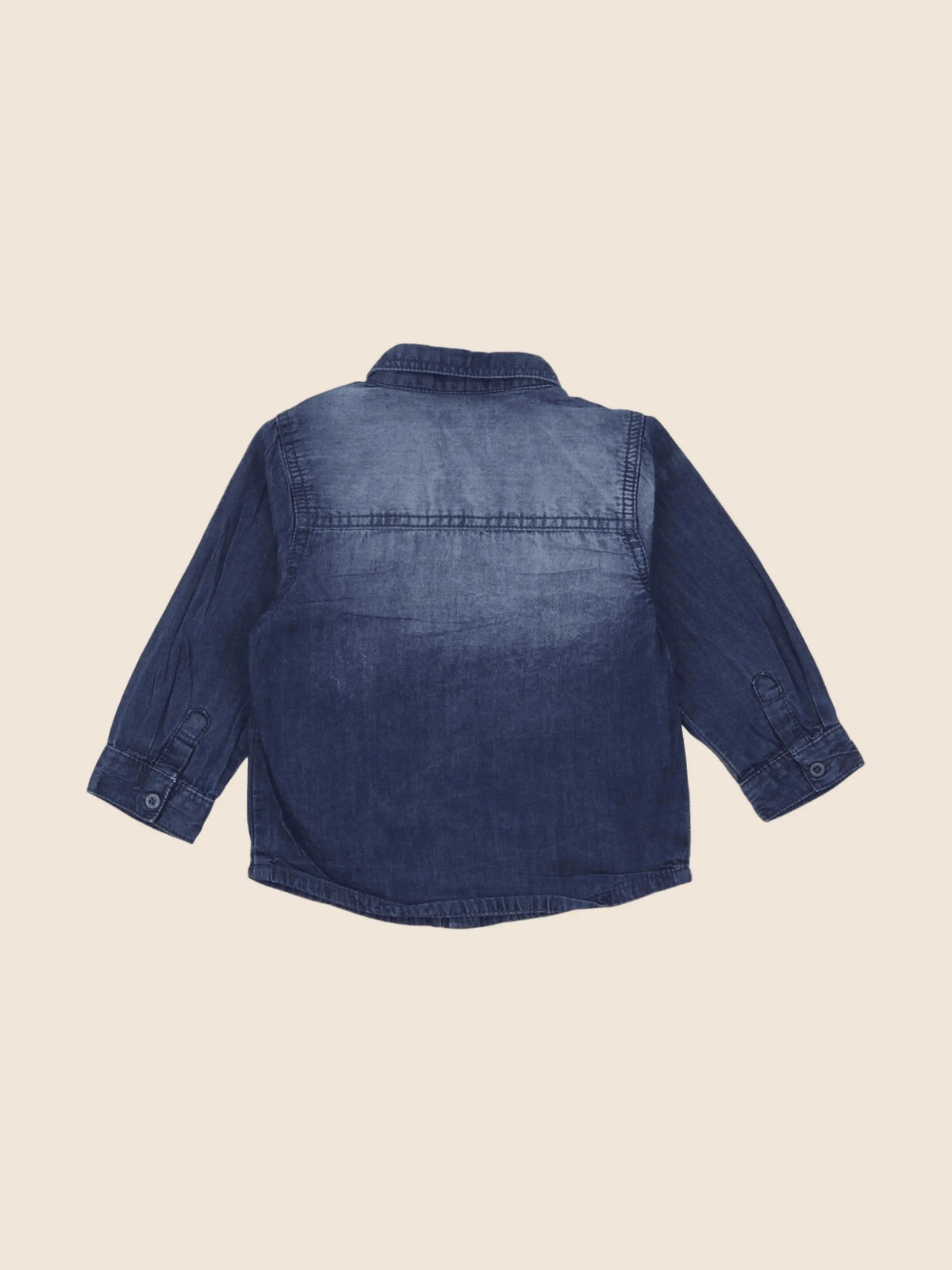 Vertbaudet - chemise bleu - 18 mois