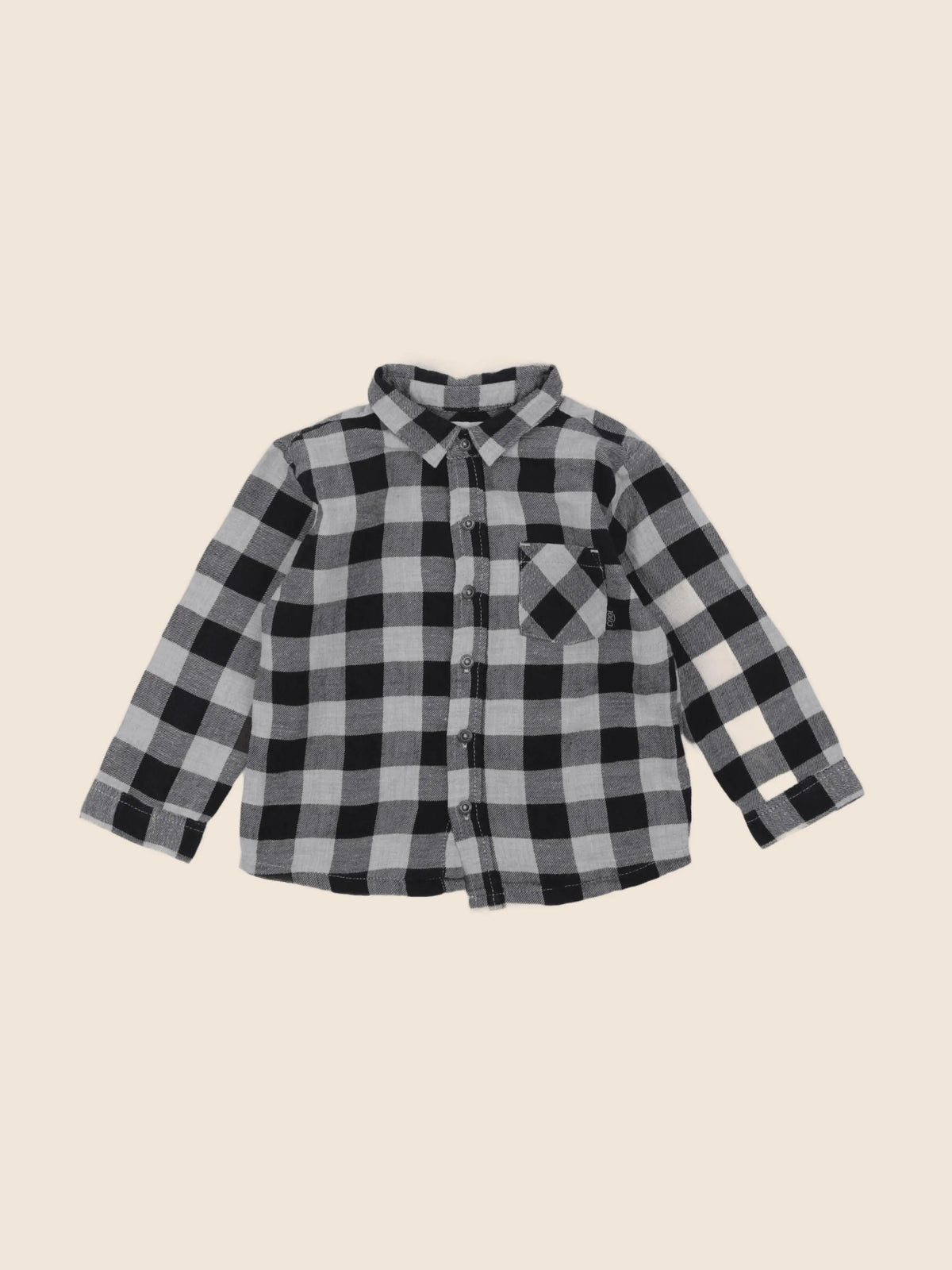 Vertbaudet - chemise noir - 18 mois