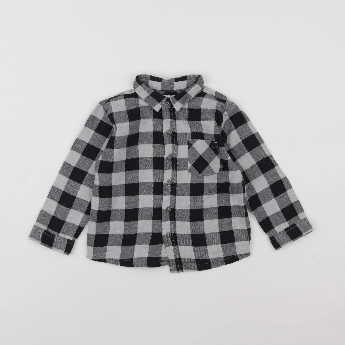 Vertbaudet - chemise noir - 18 mois