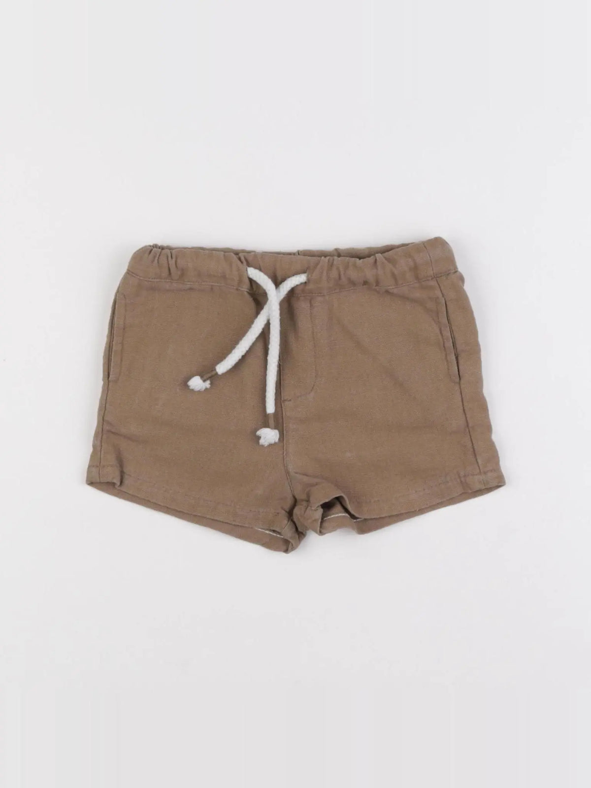 Natalys - short marron - 12 mois
