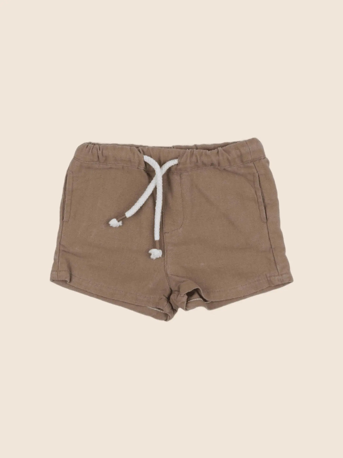 Natalys - short marron - 12 mois