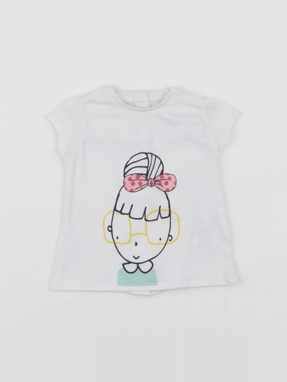Vertbaudet - tee-shirt blanc - 3 mois