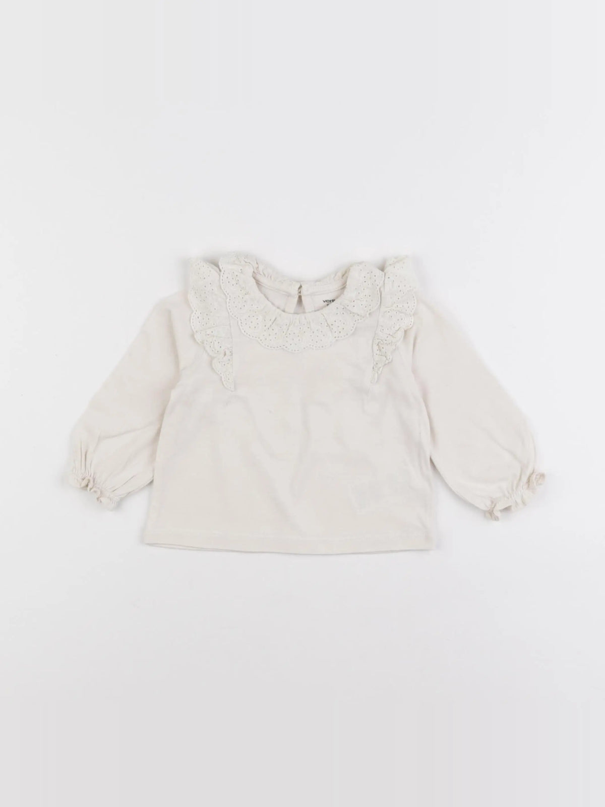 Vertbaudet - blouse blanc - 6 mois