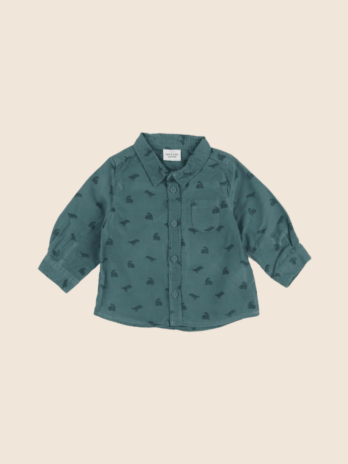 Tape à l'oeil - chemise vert - 6 mois