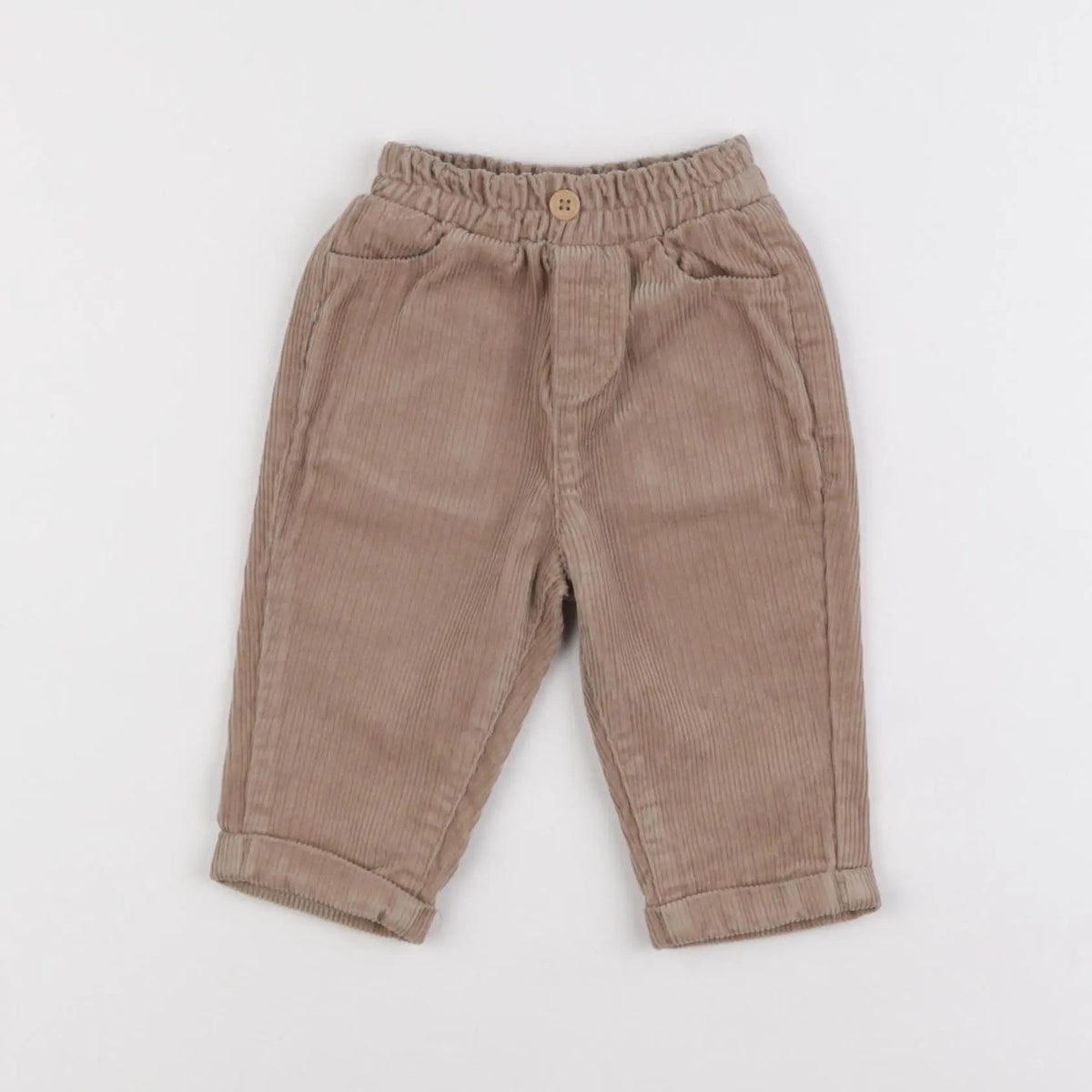Vertbaudet - pantalon marron - 3 mois