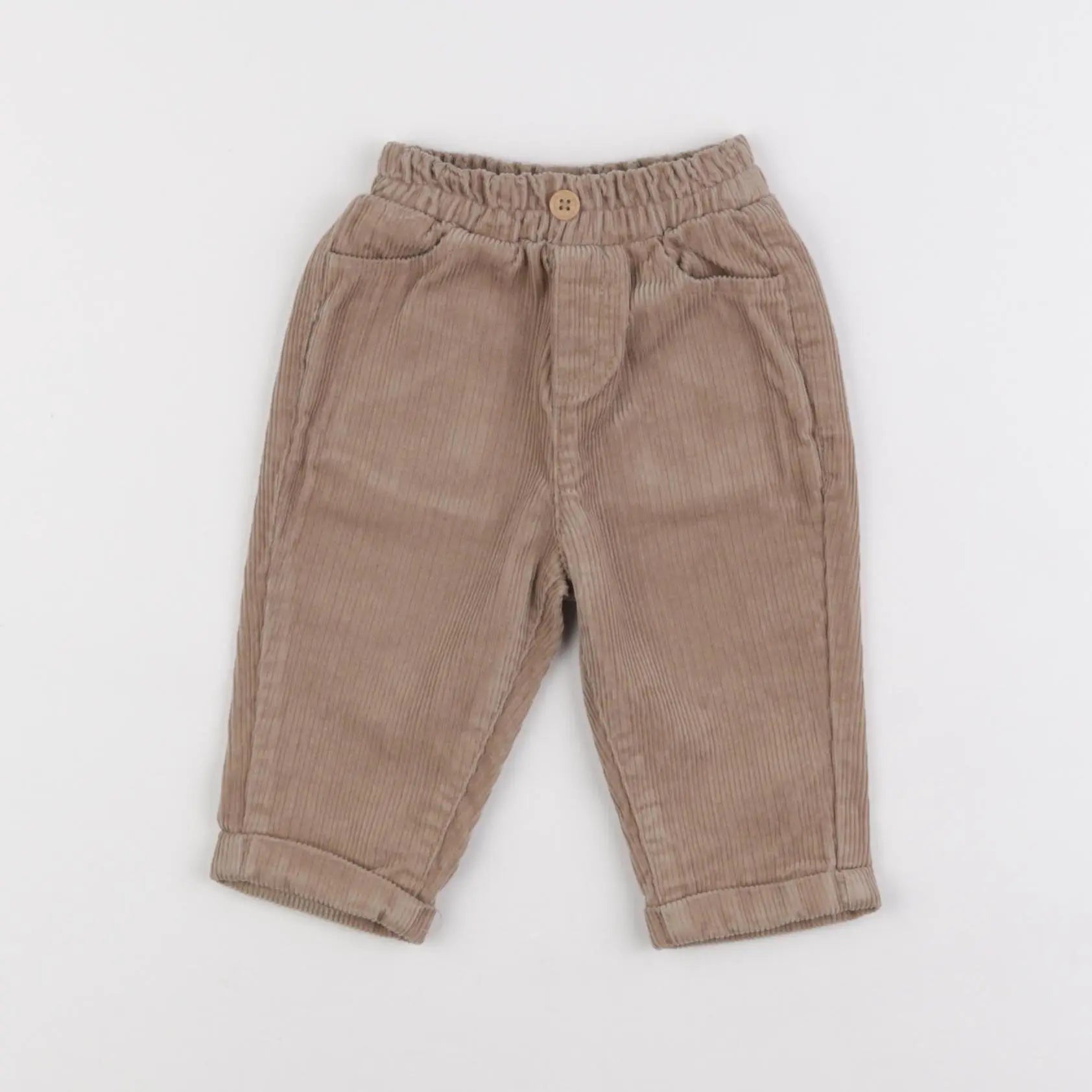 Vertbaudet - pantalon marron - 3 mois