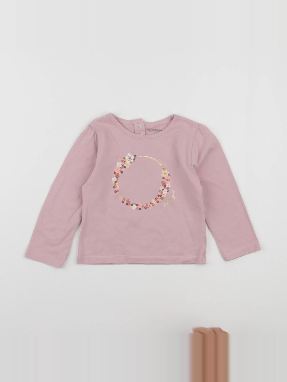 Vertbaudet - tee-shirt rose - 24 mois
