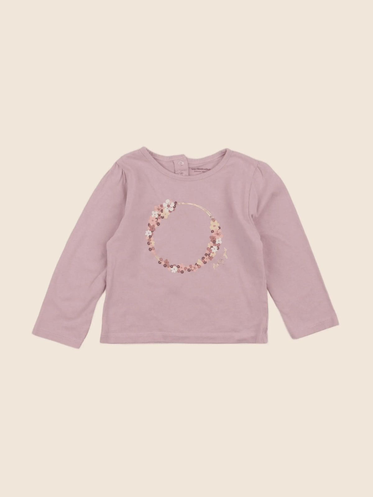 Vertbaudet - tee-shirt rose - 24 mois