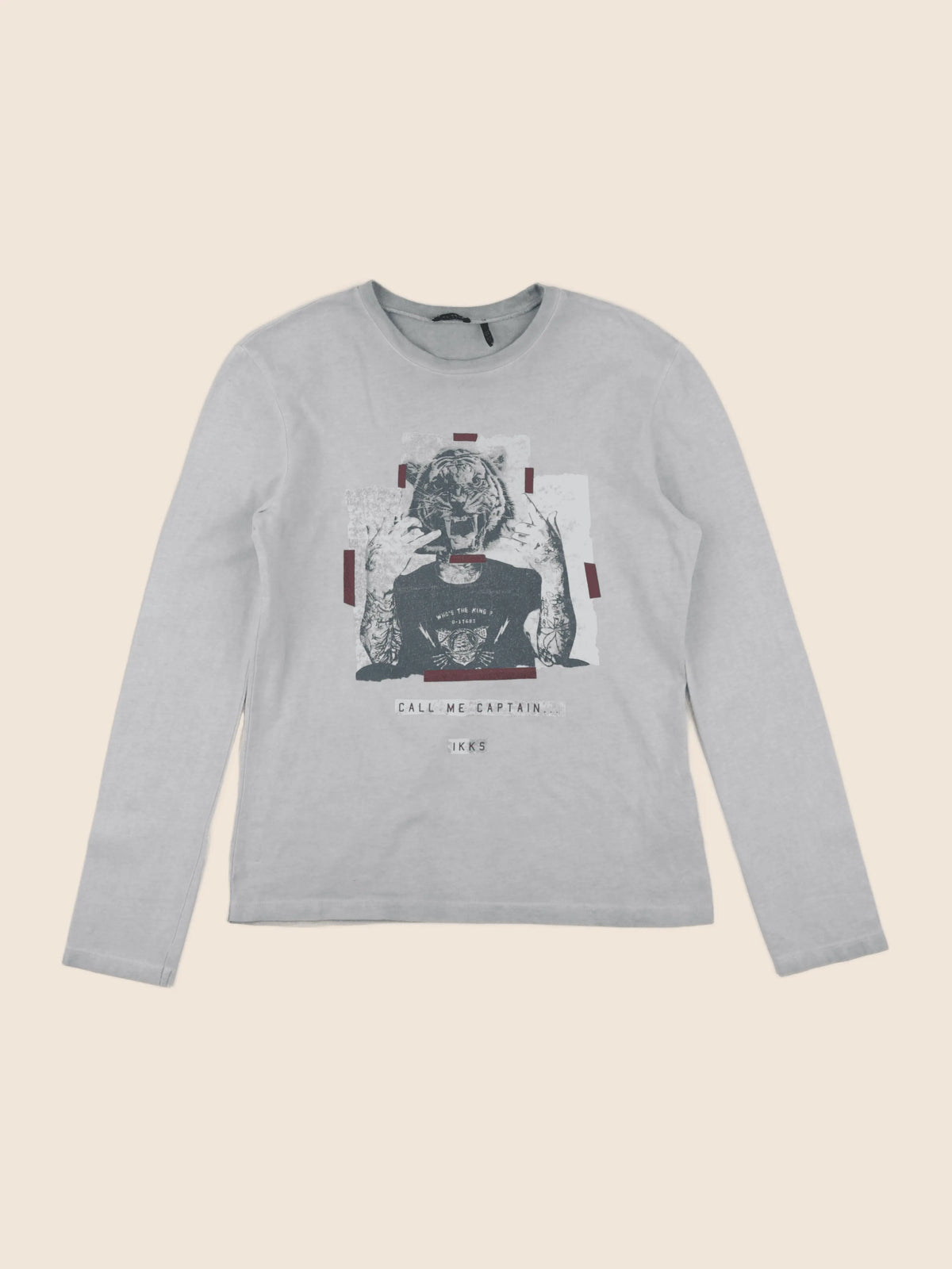 IKKS - tee-shirt gris - 12 ans