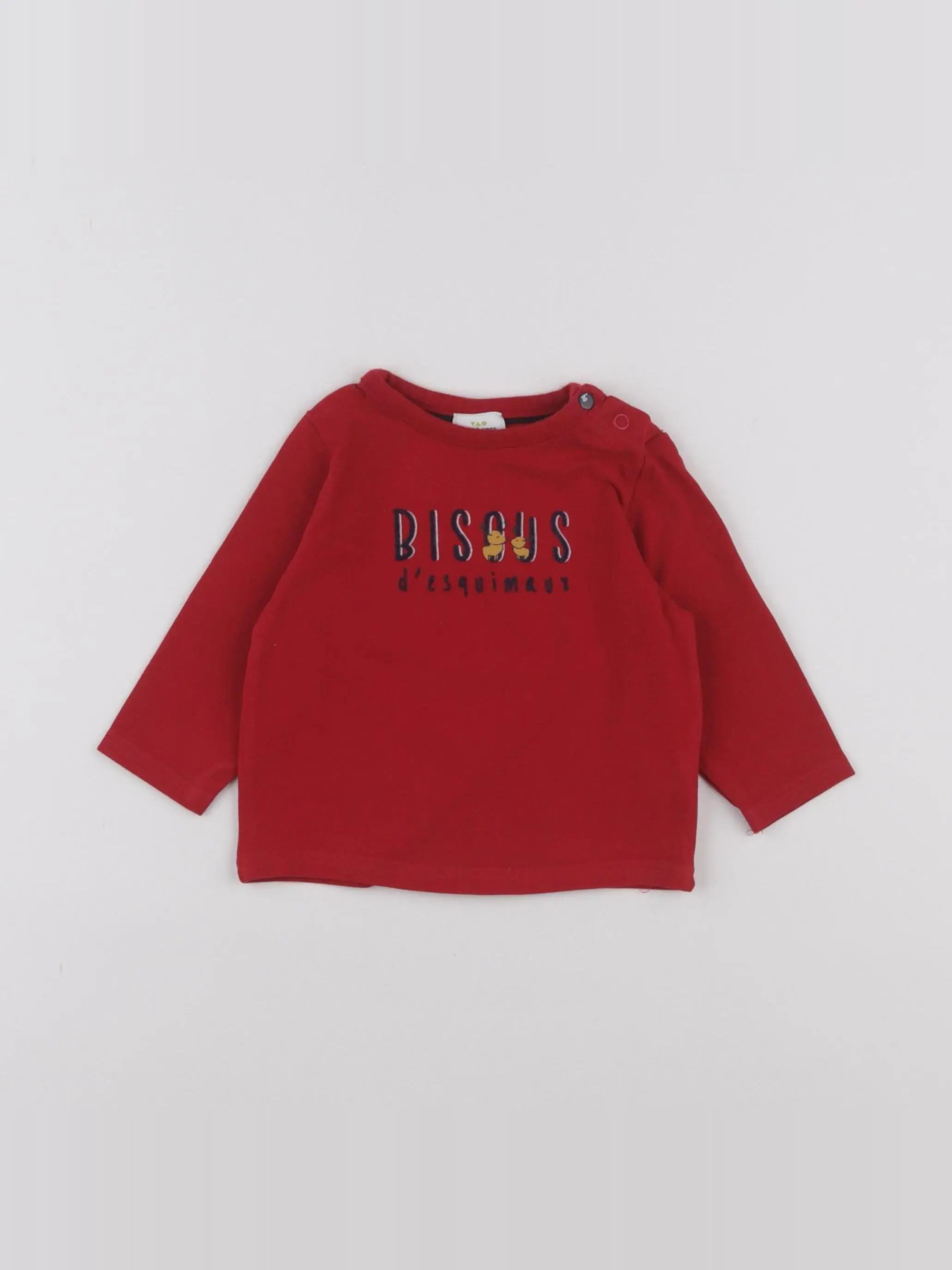 Tape à l'oeil - tee-shirt rouge - 6 mois